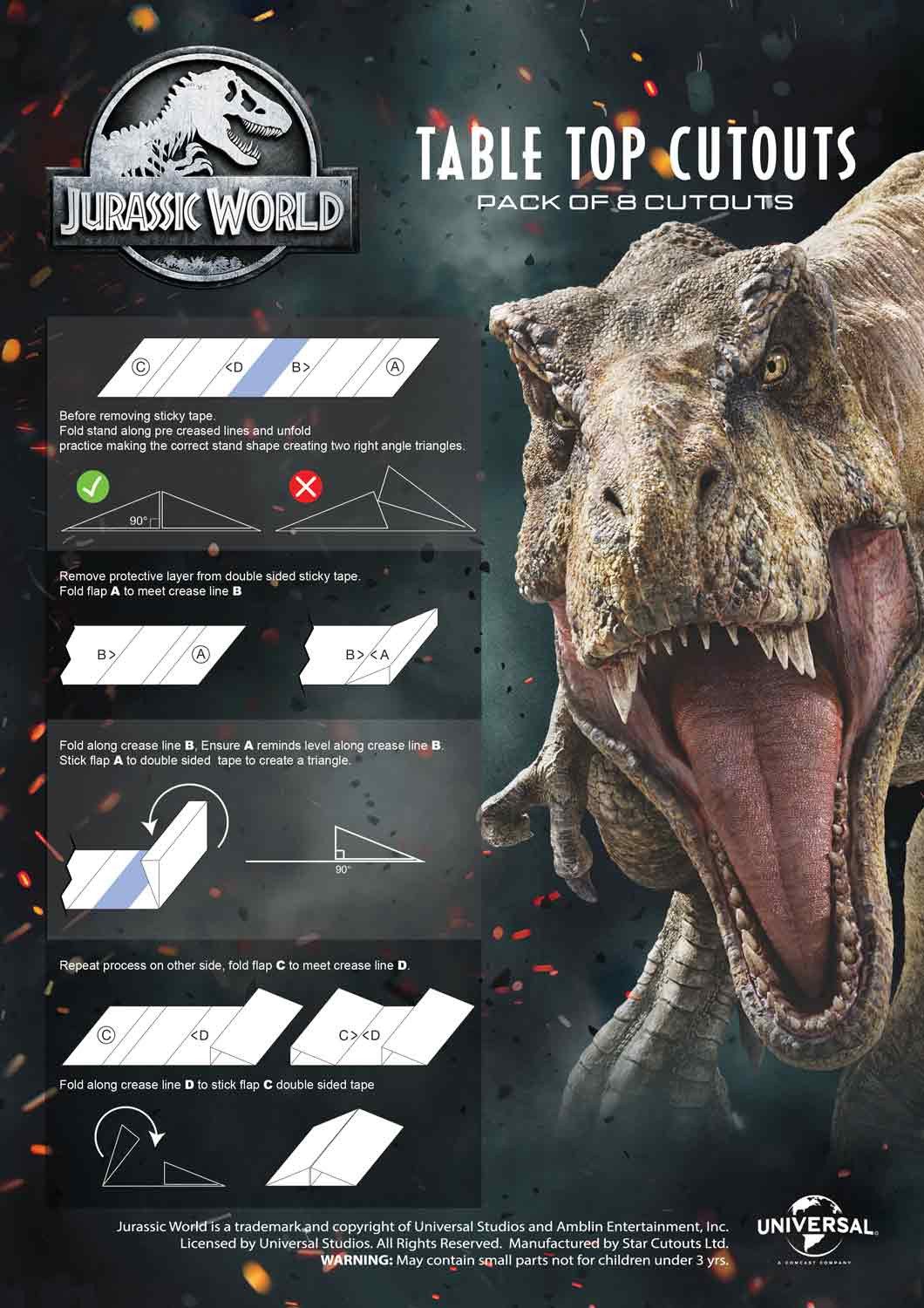 Dekofigur Jurrassic World - Künstlerbedarf - Table Tops