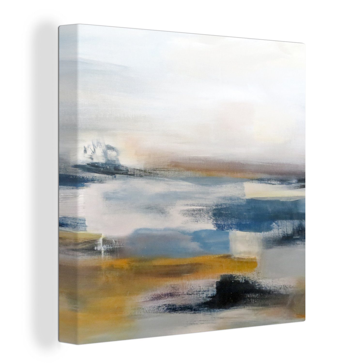 OneMillionCanvasses® Gemälde Ölgemälde - Abstrakt, (1 St), Leinwand Bilder für Wohnzimmer Schlafzimmer