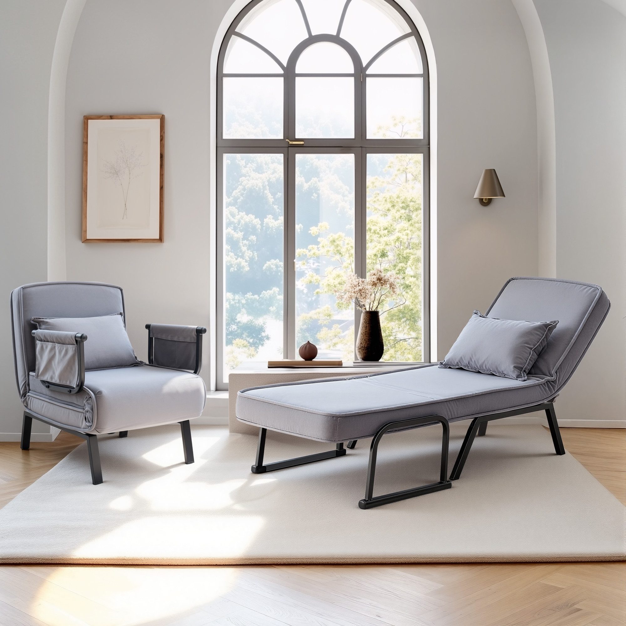 FLEXISPOT Loungesessel 3-in-1 Schlafsessel mit Bettfunktion, Verstellbare R günstig online kaufen