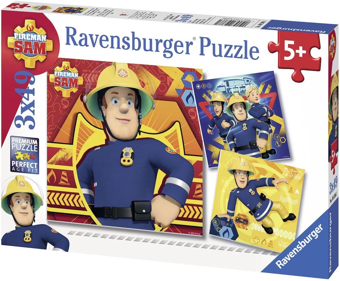 Ravensburger Puzzle Bei Gefahr Sam rufen, 147 Puzzleteile, Made in Europe