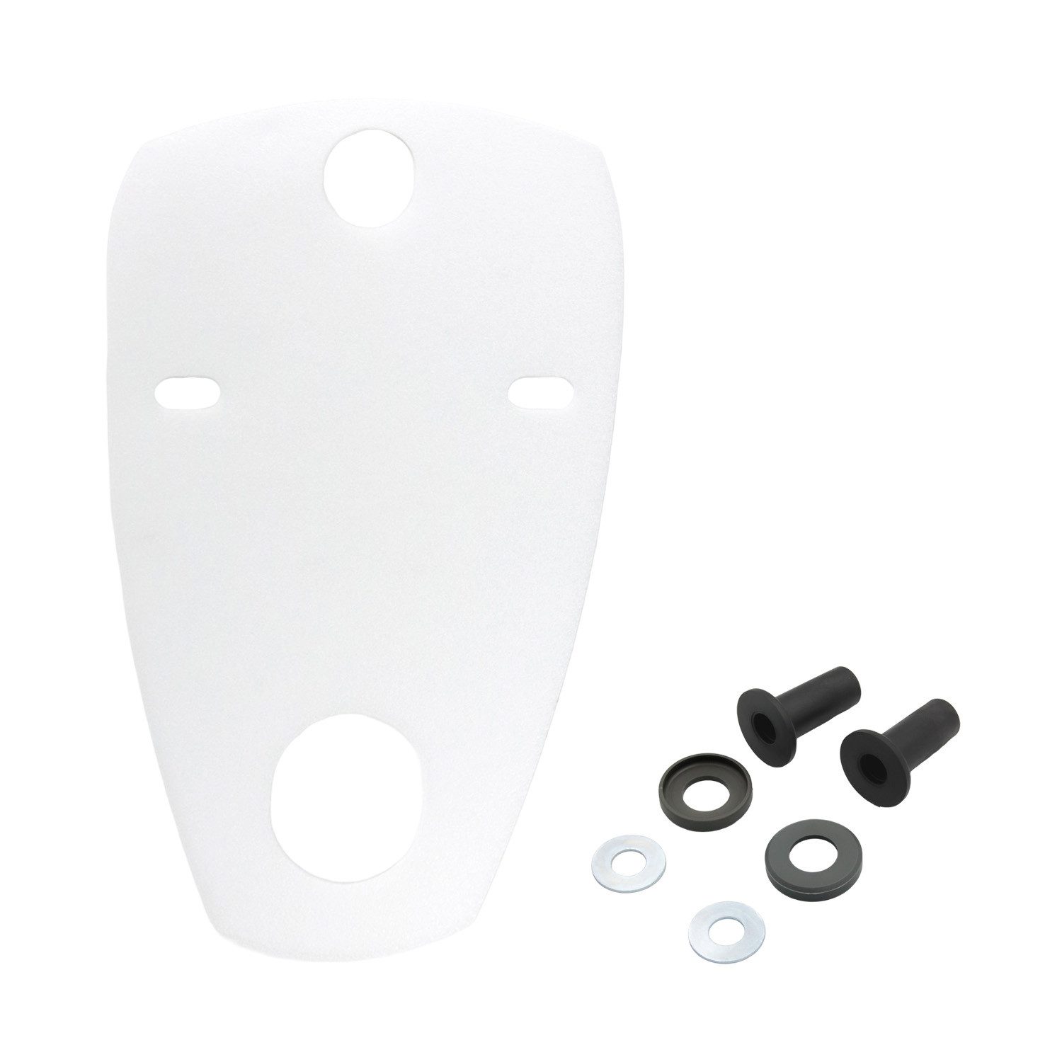 Haas Otto Dämmunterlage Schallschutz-Set 630 x 380 mm für Wandhängende Urinale
