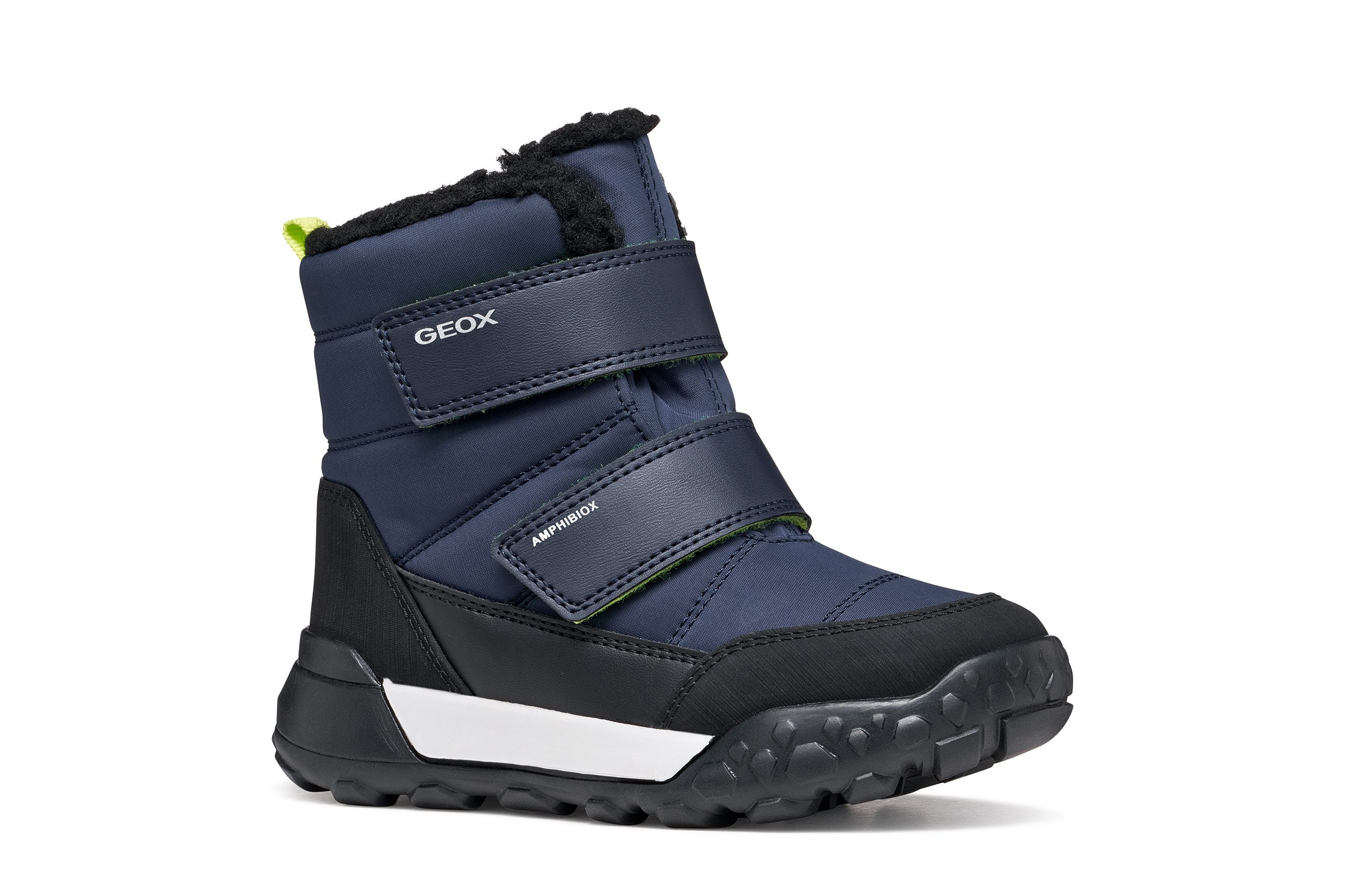 Geox J TREKKYUP BOY B ABX Winterboots Winterstiefel mit Klettverschluss, Größenschablone zum Download