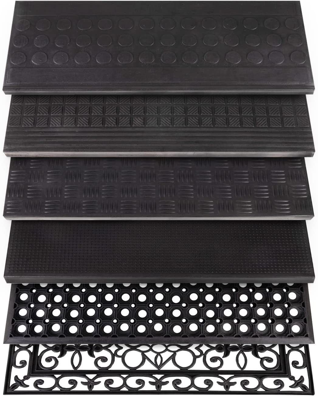 Kubus Stufenmatte Stufenmatte aus Gummi, wetterfest & rutschhemmend, rutsch günstig online kaufen