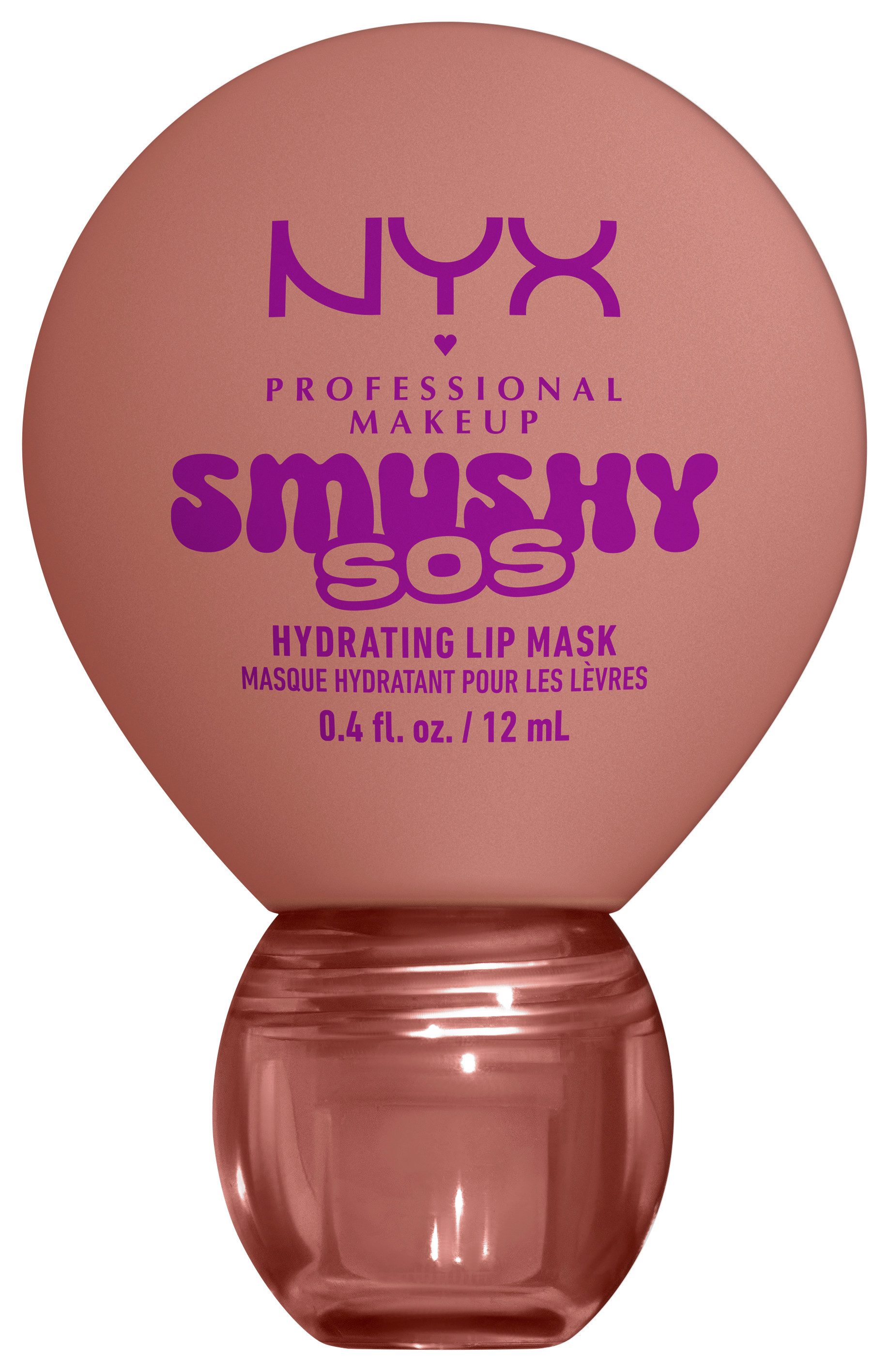 NYX PROFESSIONAL MAKEUP Lippenpflegemittel SMUSHY SOS GLOSSSY LIP BALM, pflege, getönte Farbe und professioneller Shine, alles in einem