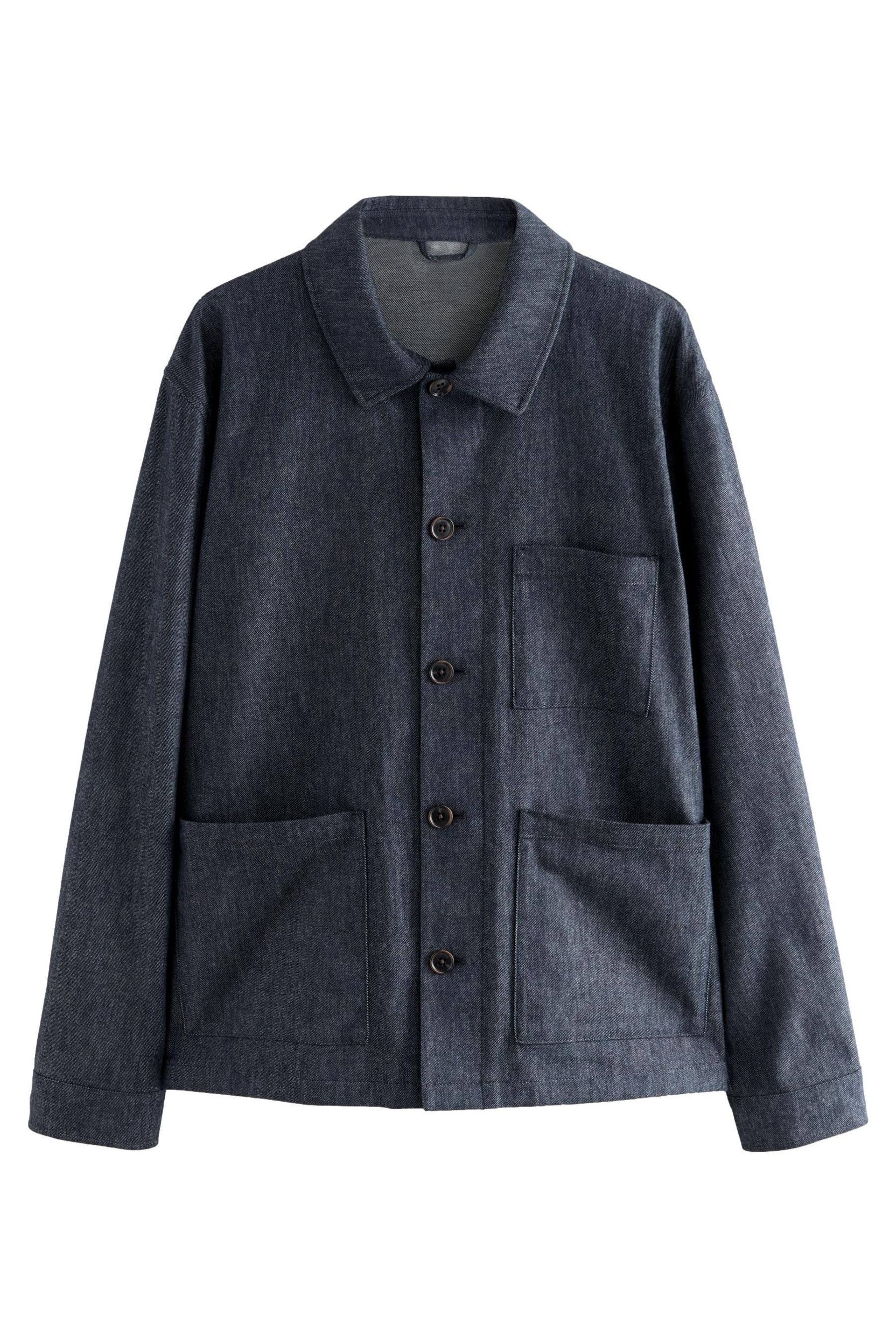 Next Sakko Anzug-Hemjacke im Denim-Look (1-tlg) günstig online kaufen