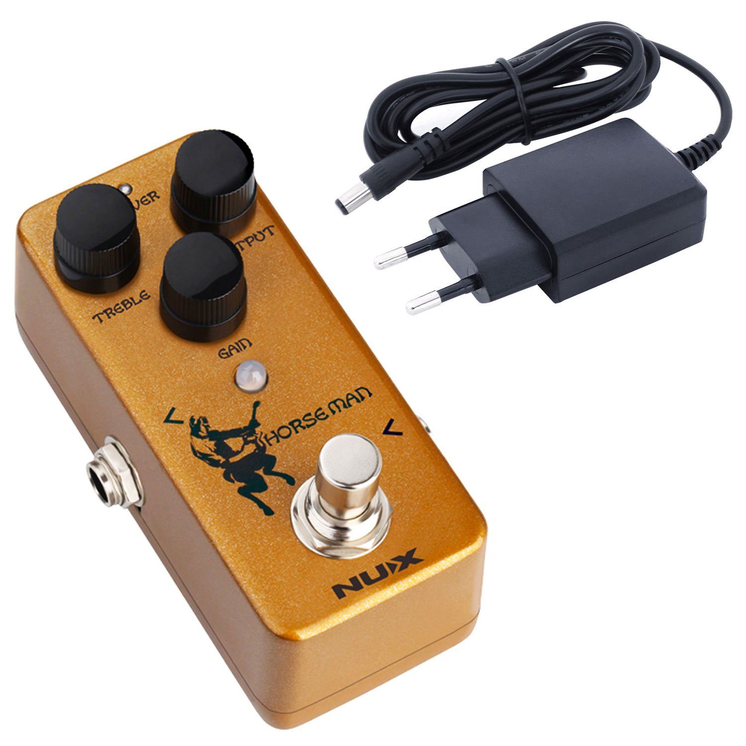 Nux E-Gitarre NOD-1 Horseman Drive Overdrive mit Netzteil