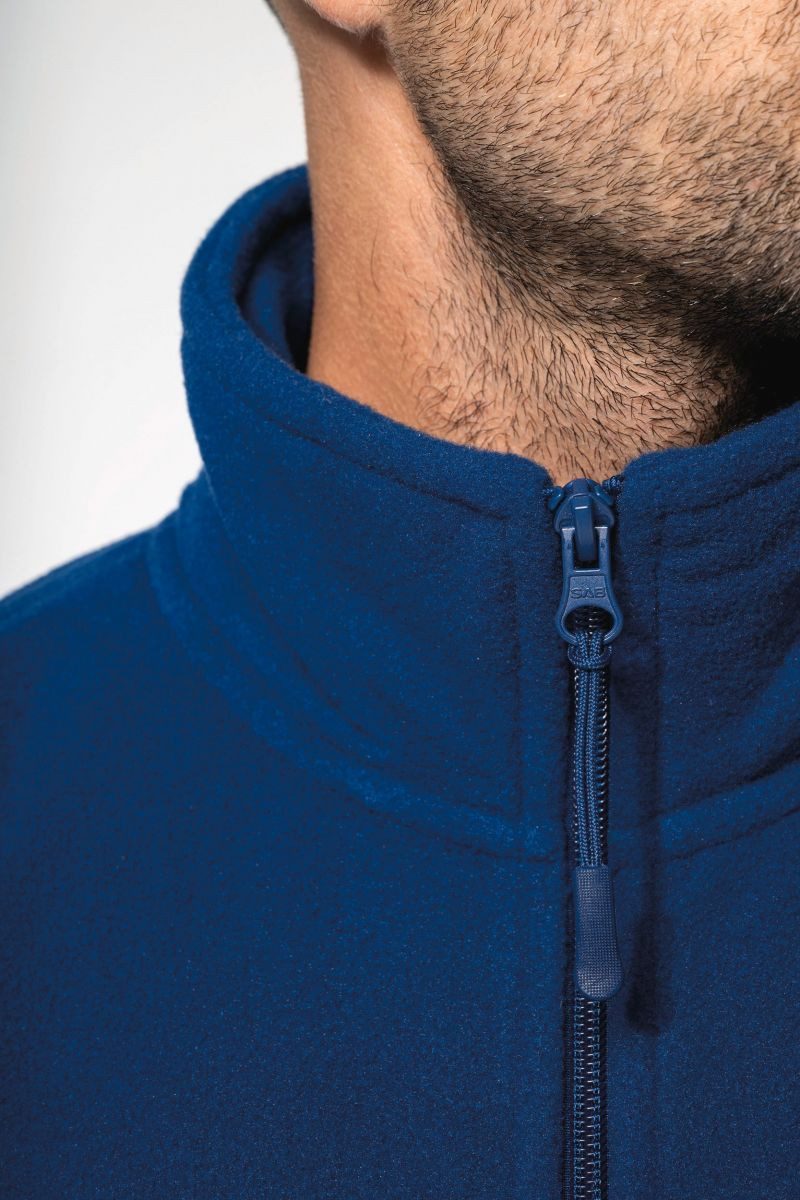 Kariban Fleecejacke Mikrofleece-Jacke mit Reißverschluss für Herren – Bild 4 von 5