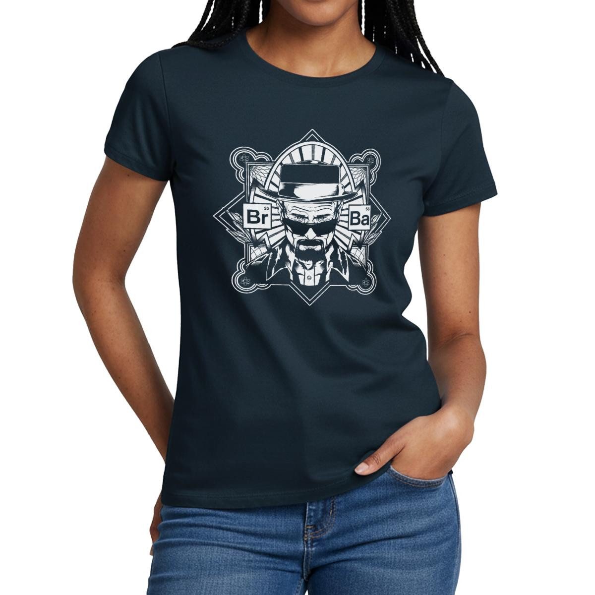 T-Shirt Breaking Bad Heisenberg Logo Frauen T-Shirt