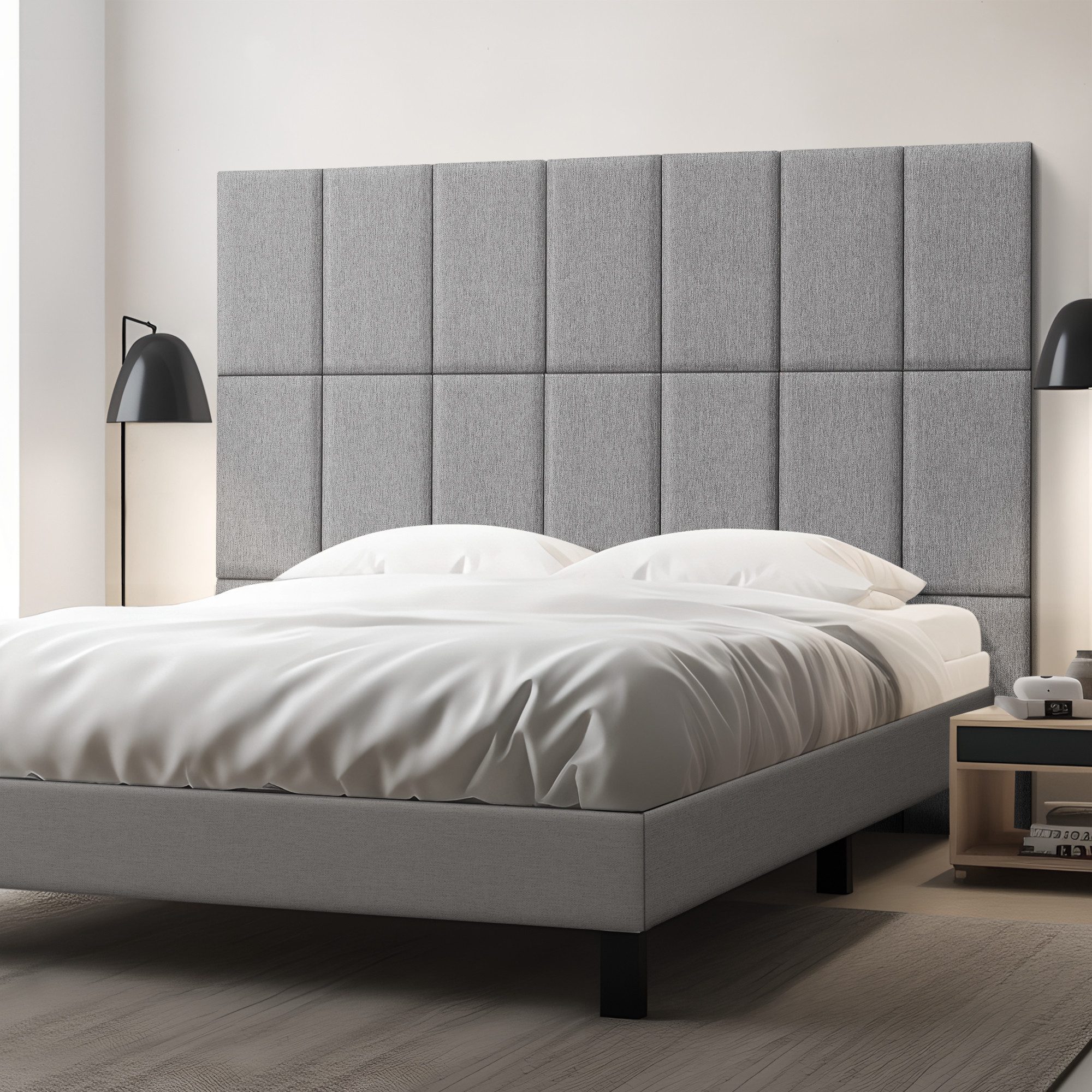 neu.haus Wandpolster, (Set, 3 Stück), »Carpino« Wandkissen Textil 60 x 30 c günstig online kaufen