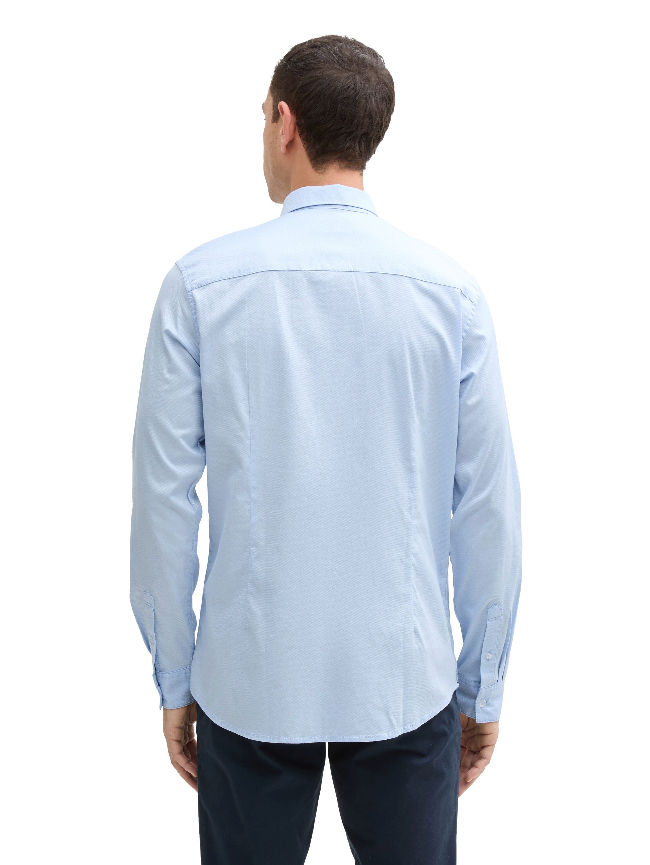 TOM TAILOR Langarmhemd mit Logo Stickerei günstig online kaufen
