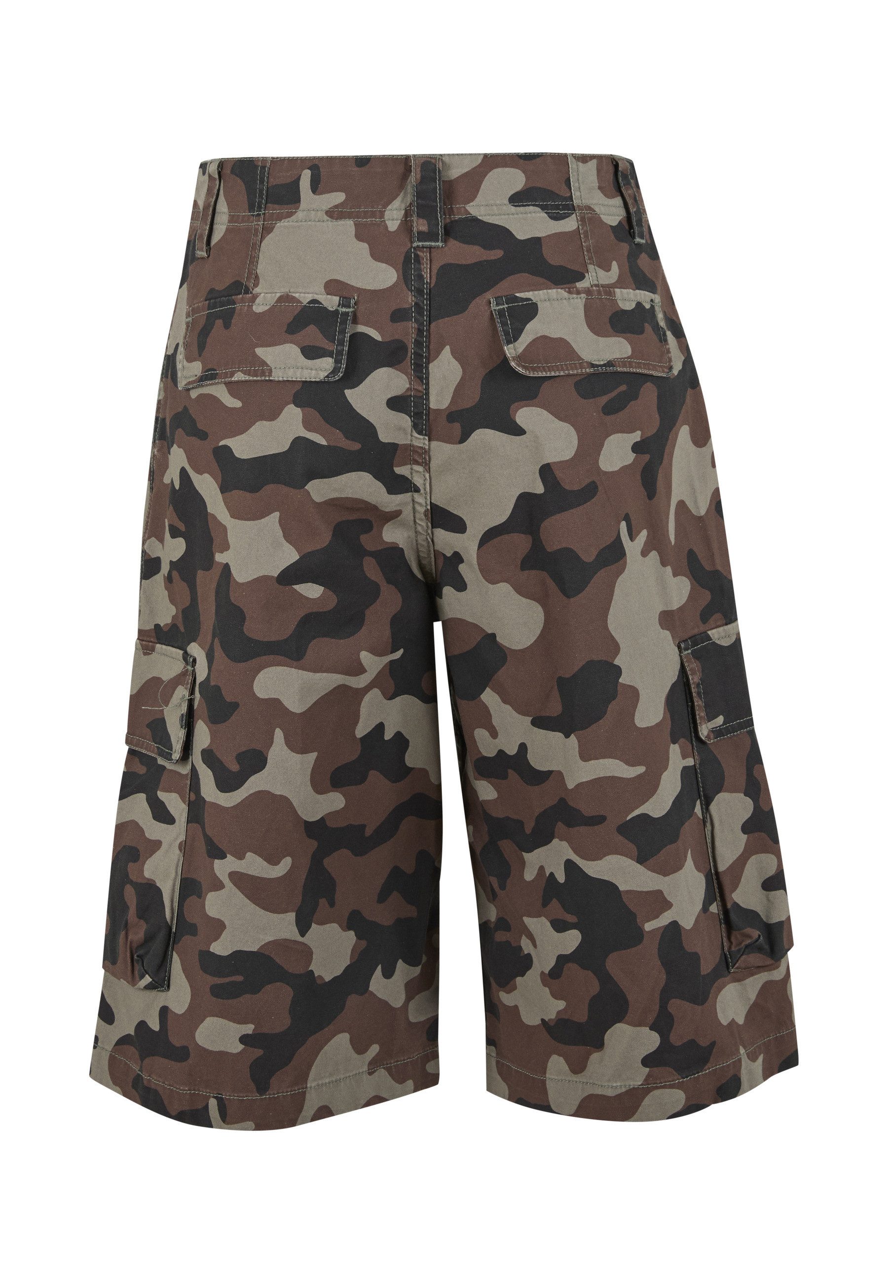Karl Kani Cargoshorts Karl Kani Signature Camo Cargo Baggy Shorts (1-tlg)