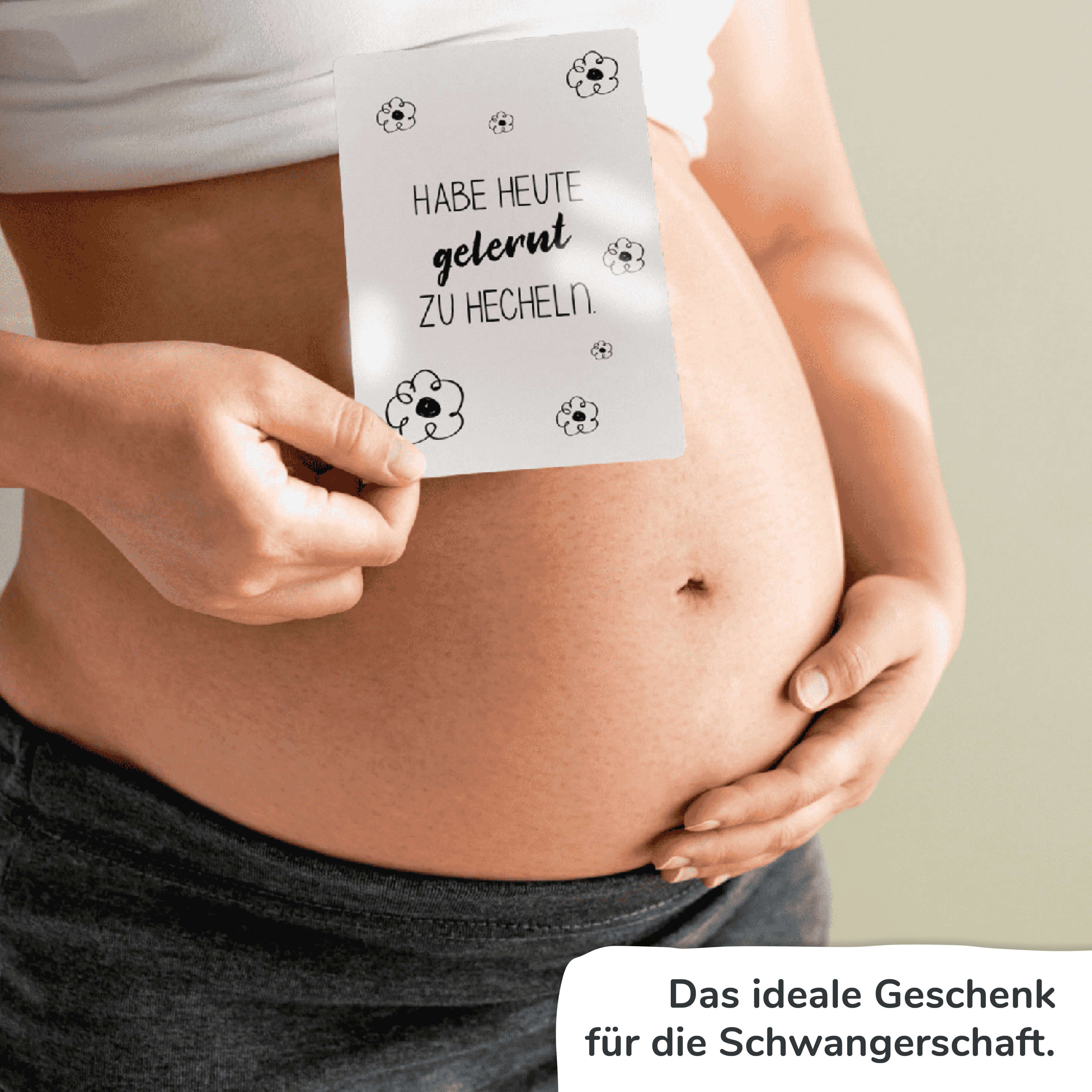 Pihu Karte Mütter Selfiekarten werdende Geschenk Schwangerschaftskarten Ehrliche für - - Meilensteine Schwangerschaft, 