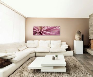 Sinus Art Leinwandbild Naturfotografie  Altrosa Blütenblätter auf Leinwand exklusives Wandbild moderne Fotografie für ihre