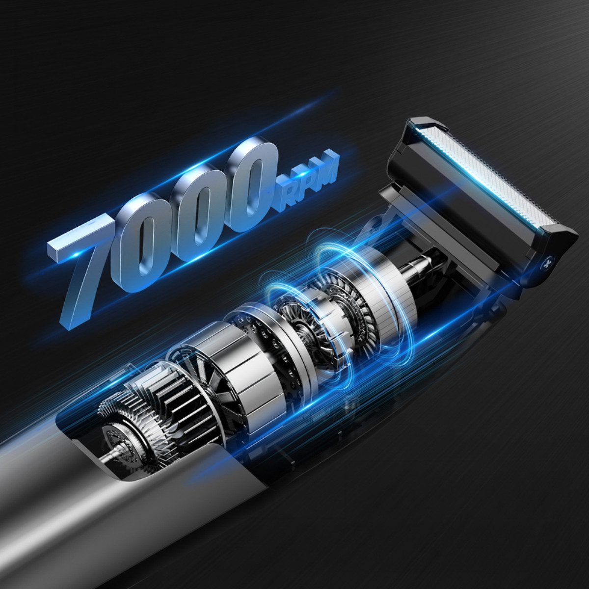 MAXGROOM Multifunktionstrimmer M-319, Multifunktionstrimmer Set, Wasserdichter Multifunktionstrimmer mit LED-Display