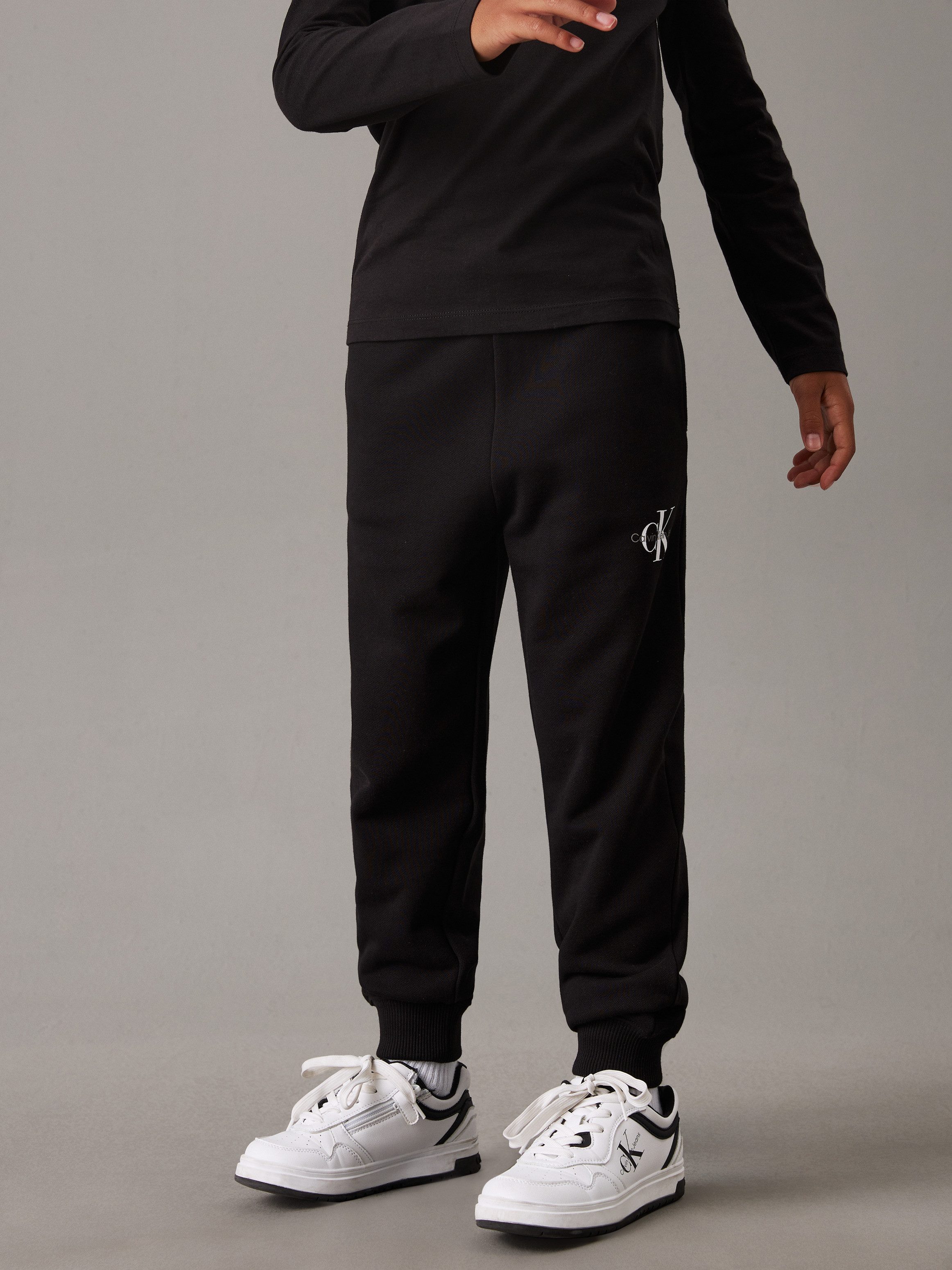 Calvin Klein Jeans Sweathose MONOGRAM LOGO SWEATPANTS für Kinder bis 16 Jahre – Bild 4 von 5