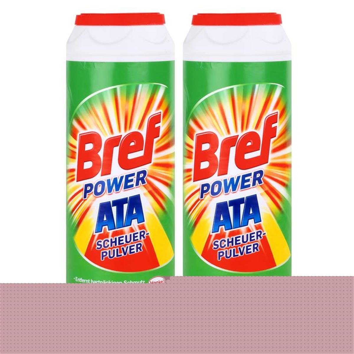 Bref Power Henkel Bref PowerATA Scheuerpulver 500g - Mit Zitrusfrische (2er Pack) Allzweckreiniger