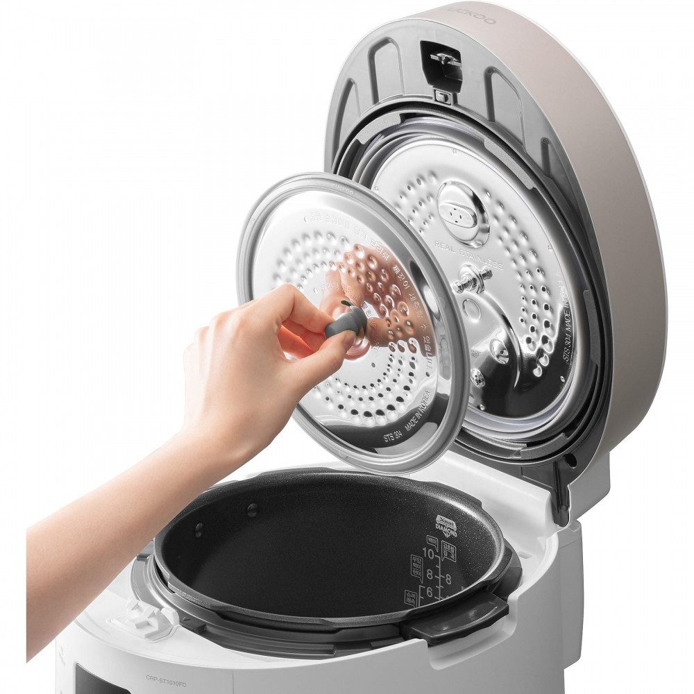 Cuckoo Reiskocher CRP-ST0609F Twin Pressure - Reiskocher - champagner/weiß