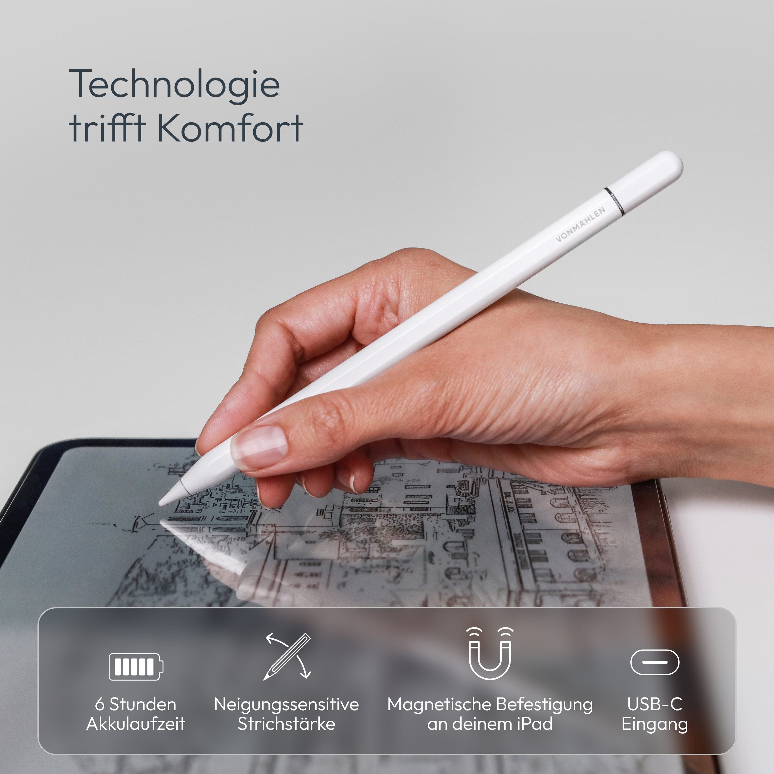VONMÄHLEN Eingabestift Smart Pencil