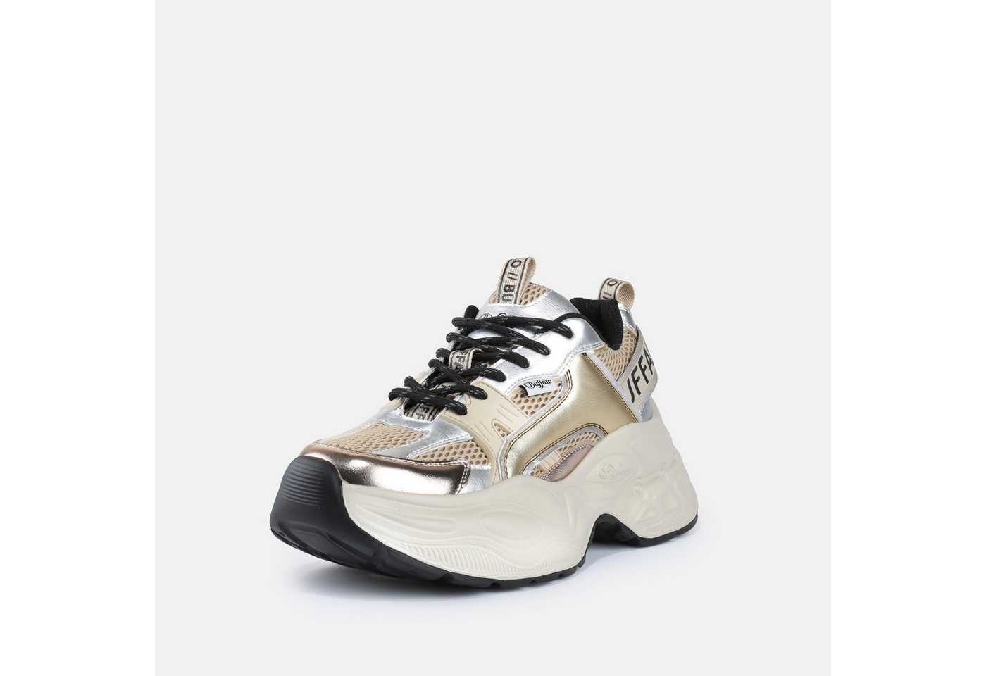 Buffalo YUNO Plateausneaker Chunky-Sneaker, Schnürschuh, Leichtgewicht mit Memory Foam-Innensohle