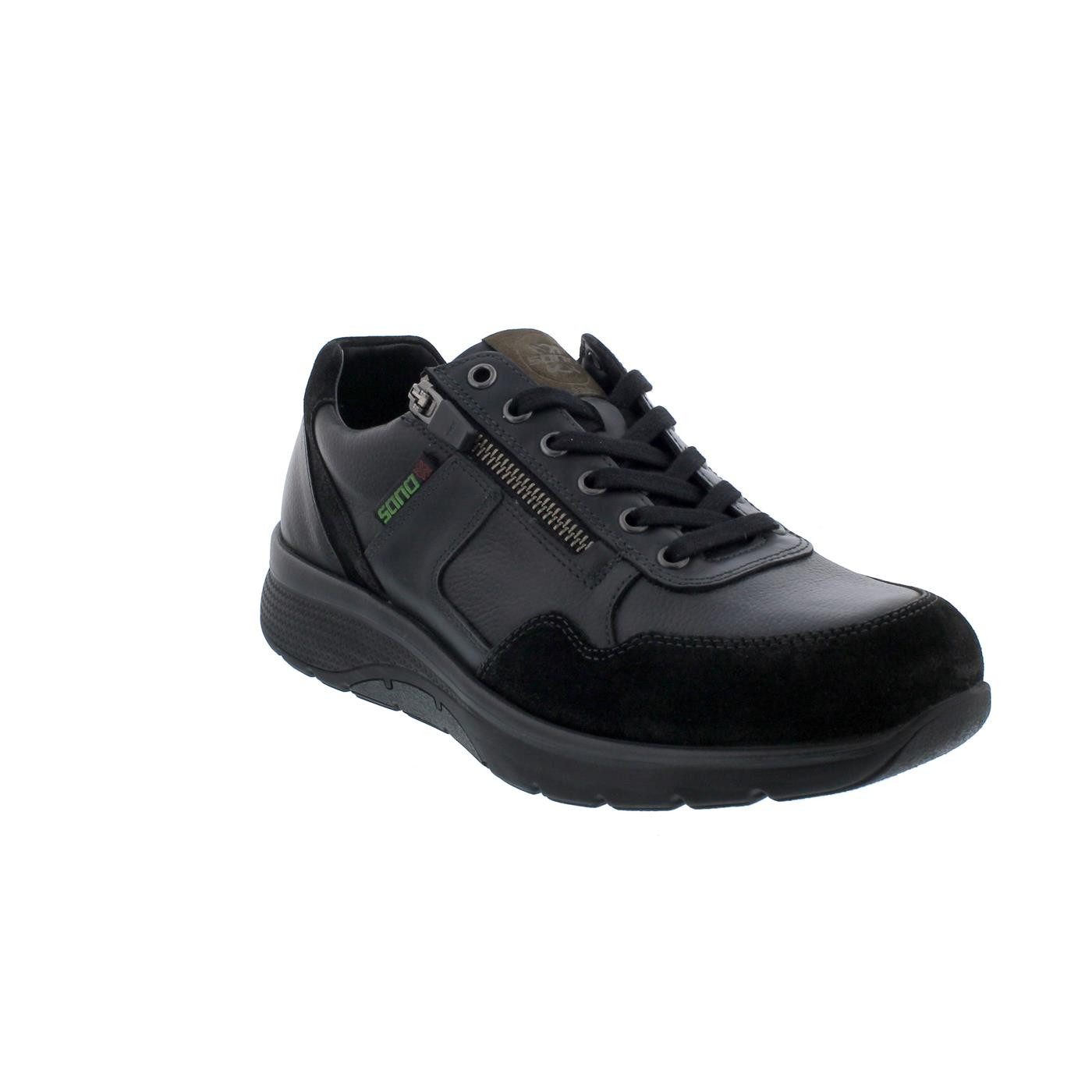 sano Sano Amory, Herrenhalbschuh, Easy-Walking Technologie, Velours- / Glat Schnürschuh