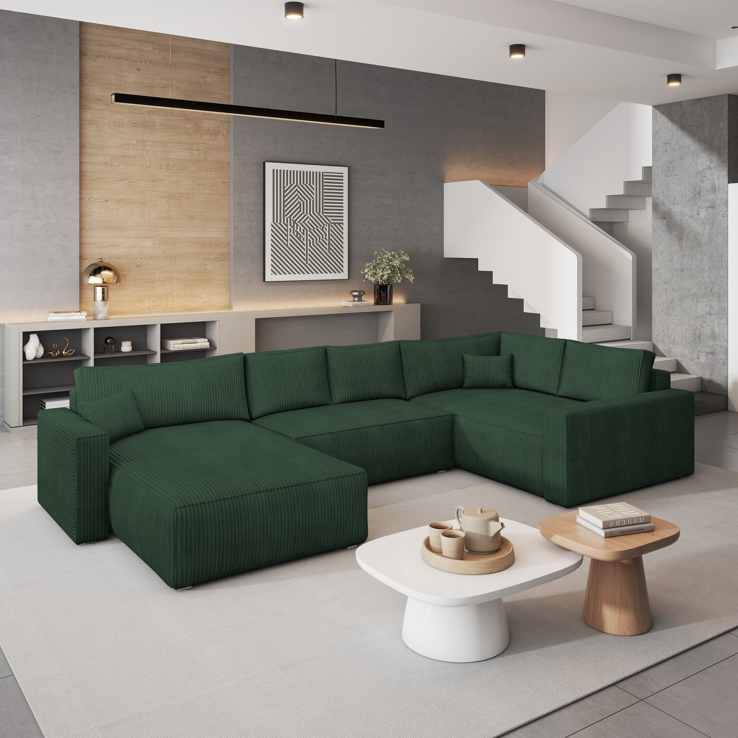 Masseno Ecksofa VELAMI mit Schlaffunktion U-Form, günstig online kaufen