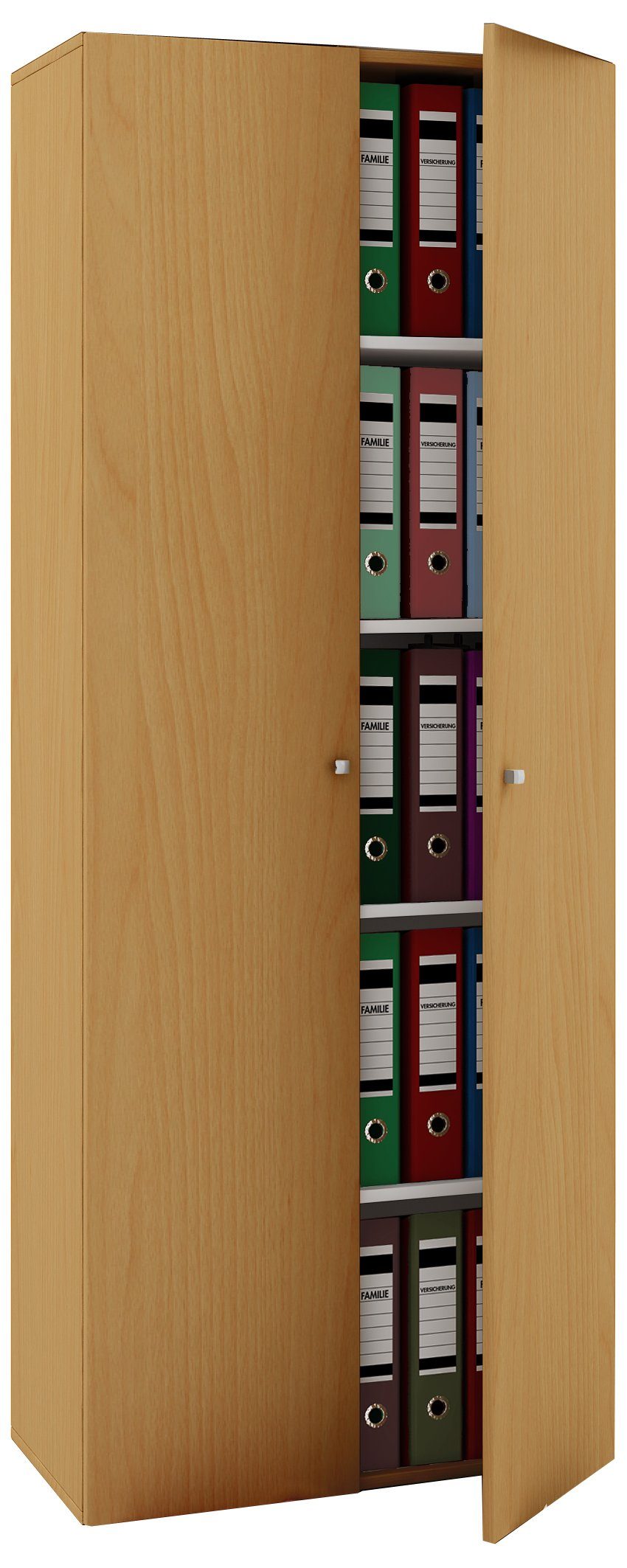 VCM Aktenschrank Büroschrank Bücher Ordner Aktenschrank Vandol