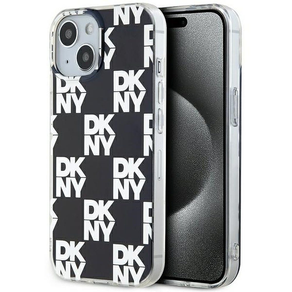 DKNY Handyhülle Karo Schutzhülle, Karo-Muster, transparenter Rand