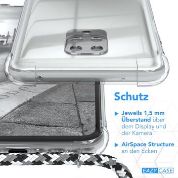 EAZY CASE Handykette Hülle mit Kette für Redmi Note 9S / 9 Pro/Pro Max 6,67 Zoll, Kette zum Umhängen mit Umhängeband mit Riemen Schwarz Camouflage