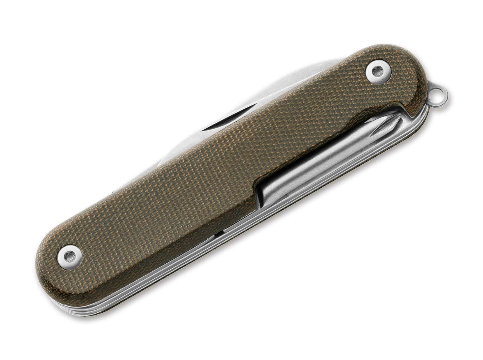 MKM Taschenmesser Taschenmesser Malga 5 MagnaCut Micarta Green