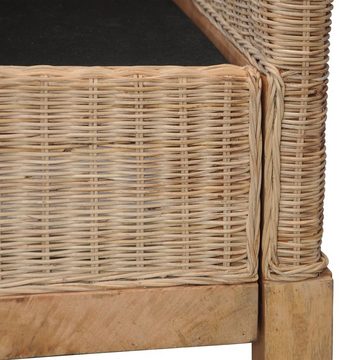 furnicato Sessel mit Auflagen Natur Rattan