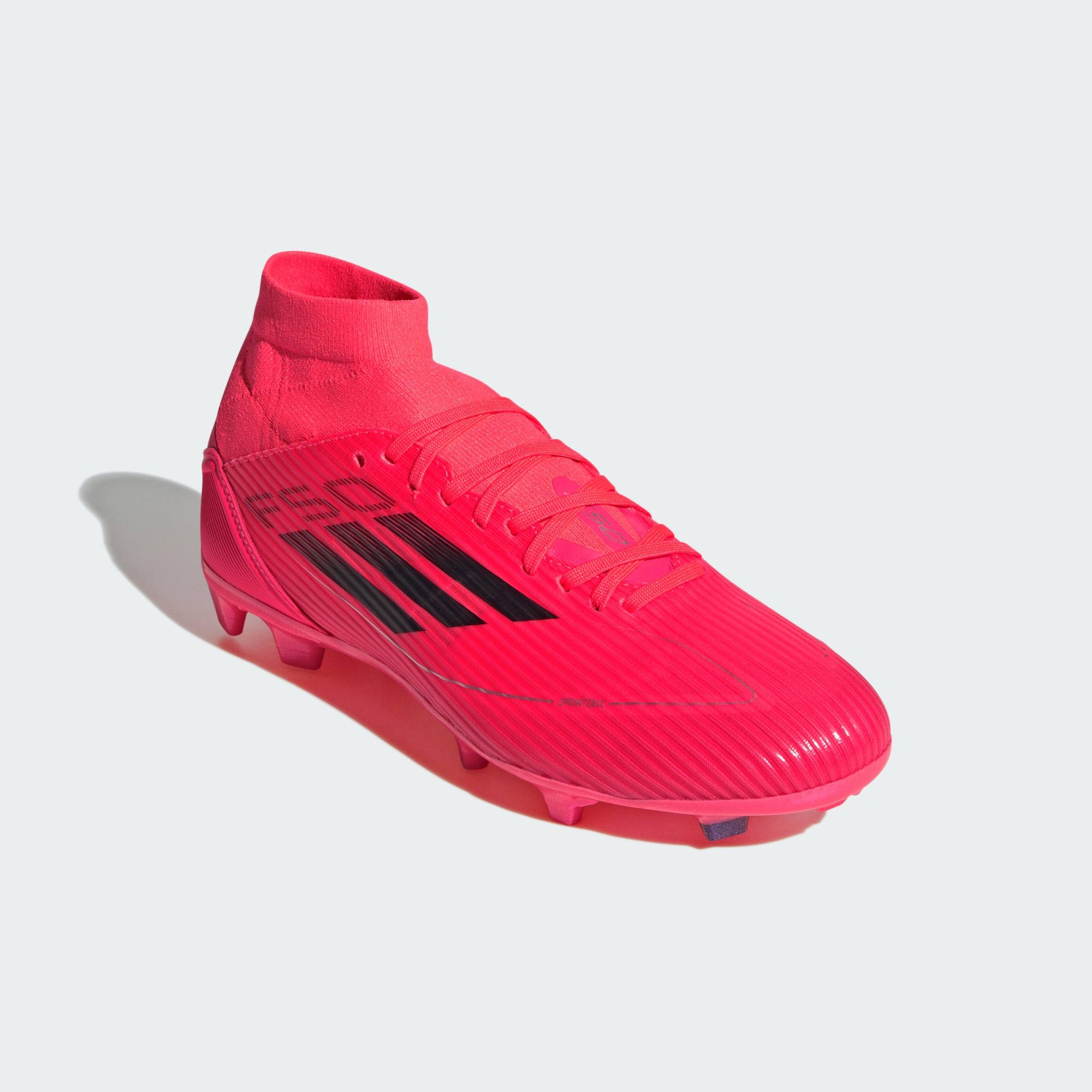adidas Performance F50 LEAGUE MID CUT FG MG FUSSBALLSCHUH FuBballschuh Fiberskin Obermaterial Sprintgrid Print