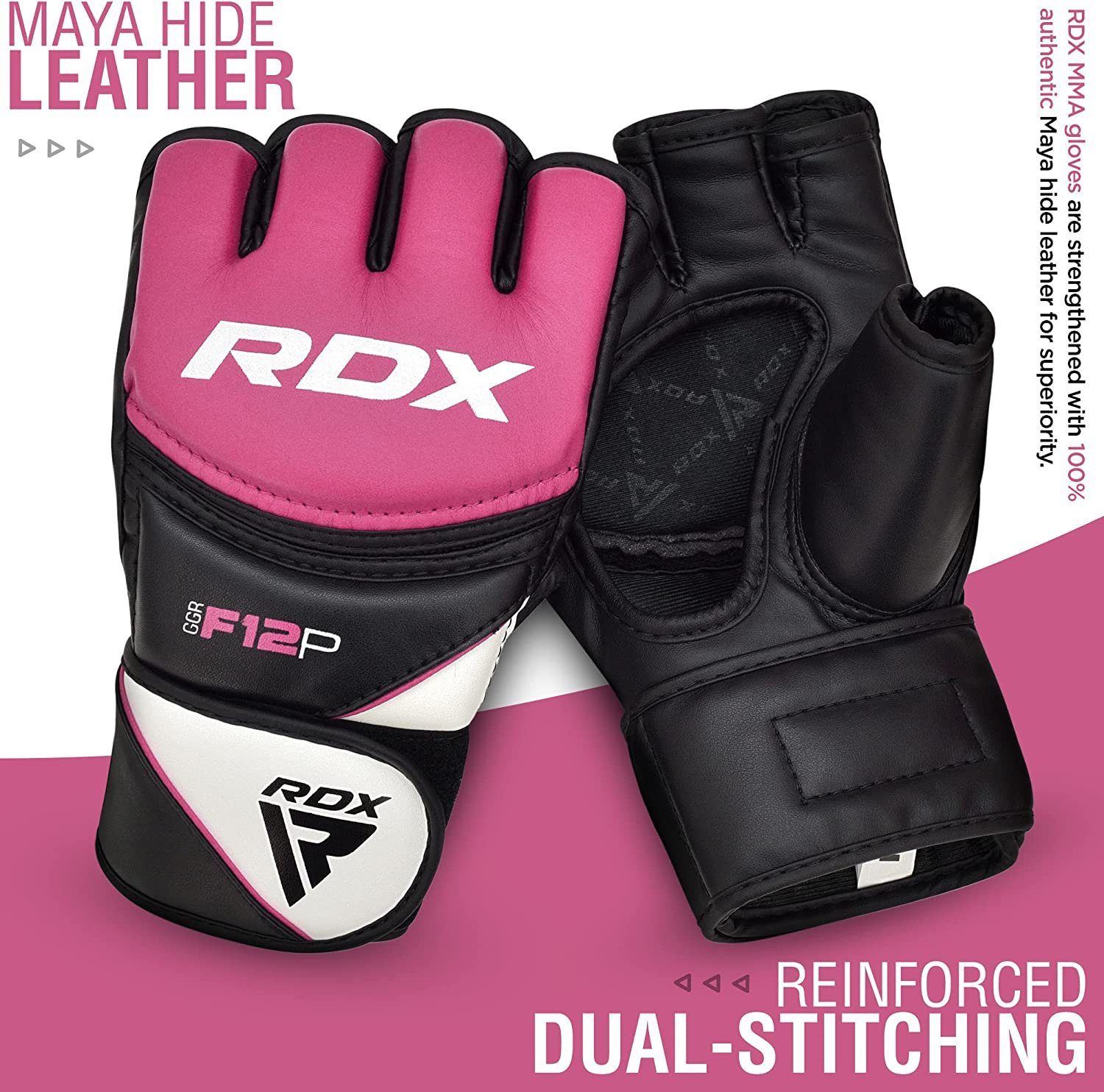 Kampfsport RDX RDX Professionelle MMA Gloves Pink Handschuhe, MMA MMA-Handschuhe Sports Boxsack