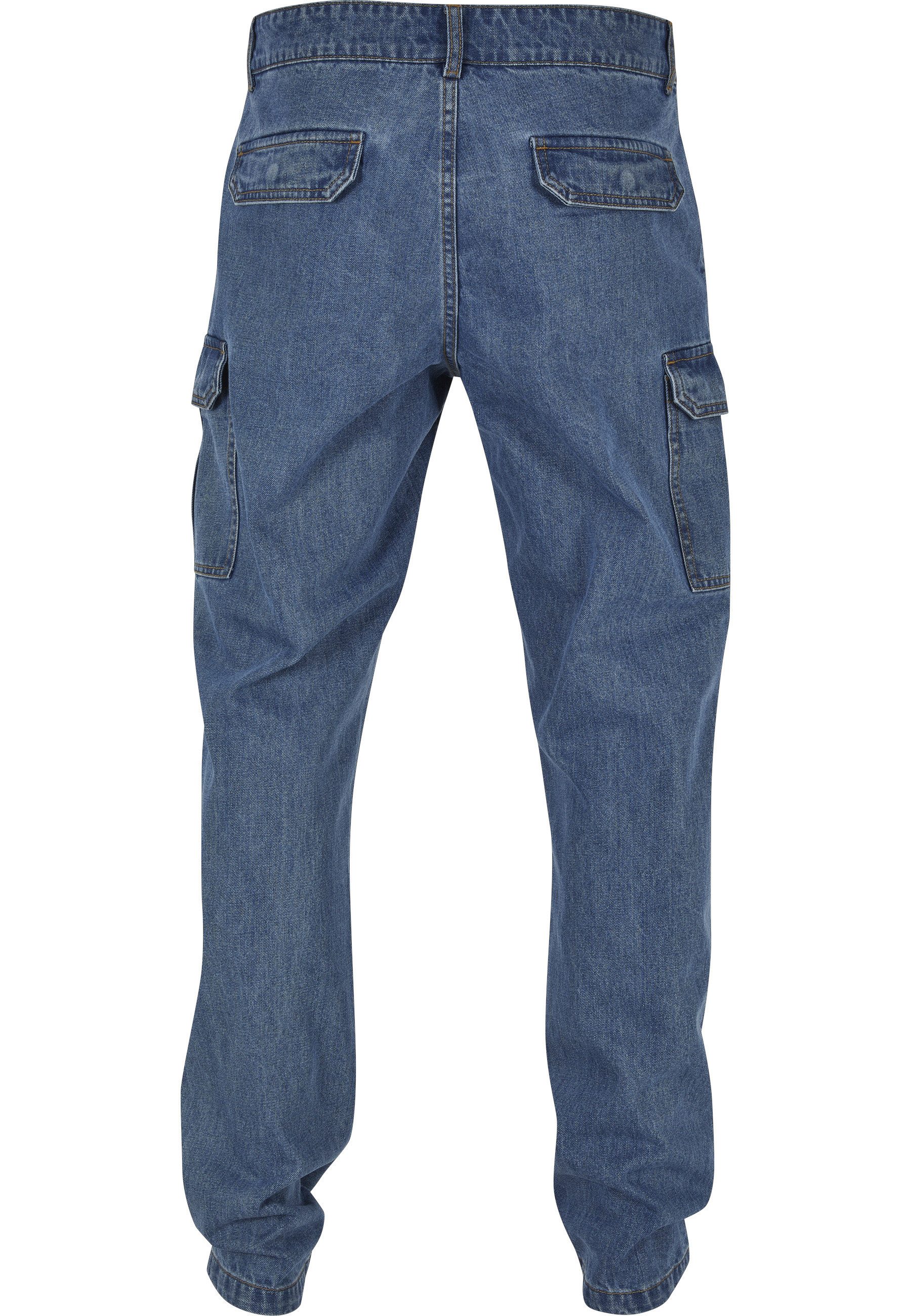 URBAN CLASSICS Bequeme Jeans Urban Classics Herren Straight Leg Cargo Jeans