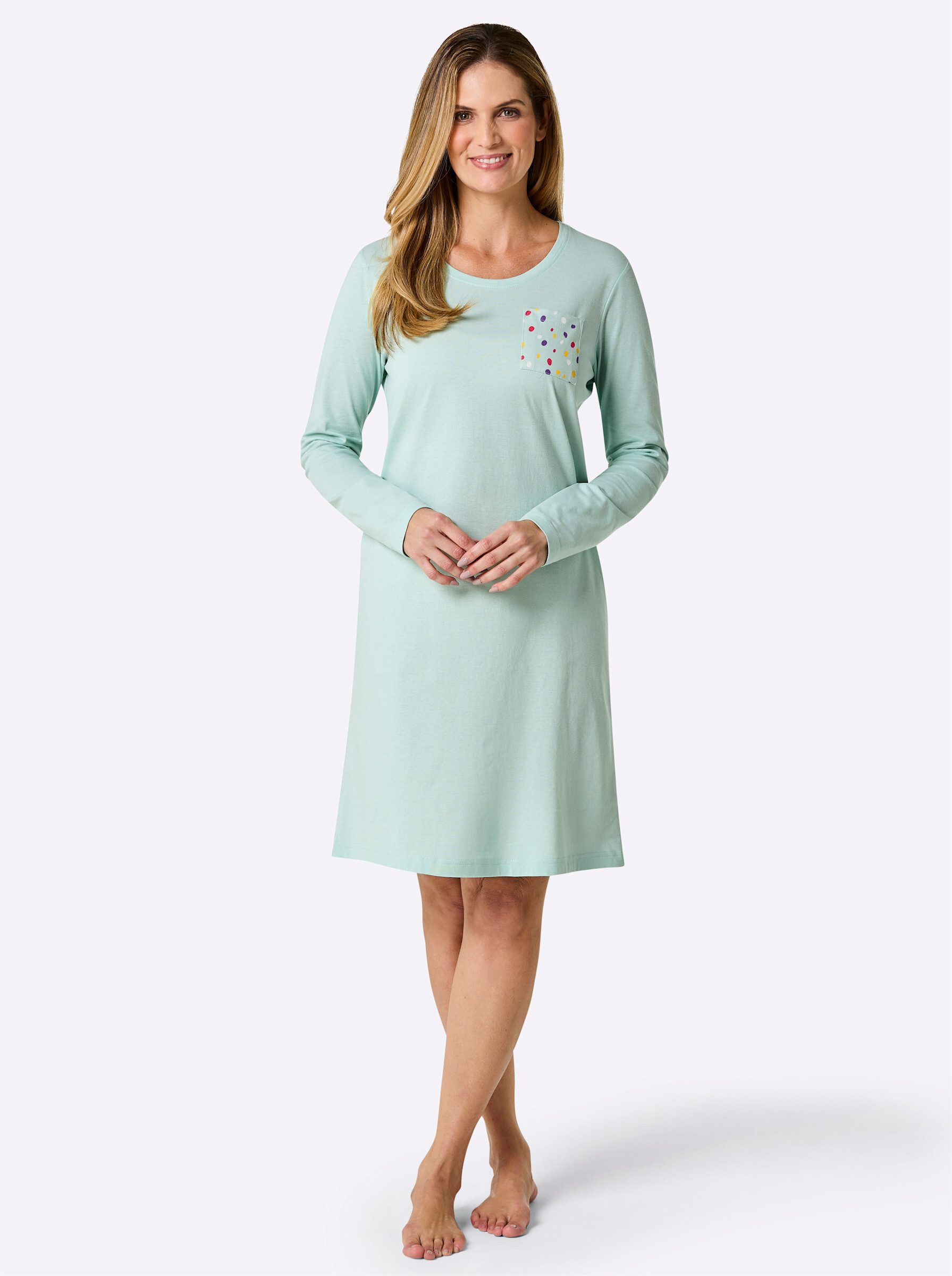 Witt Schlafanzug Sleepshirts Langarm (2 tlg)