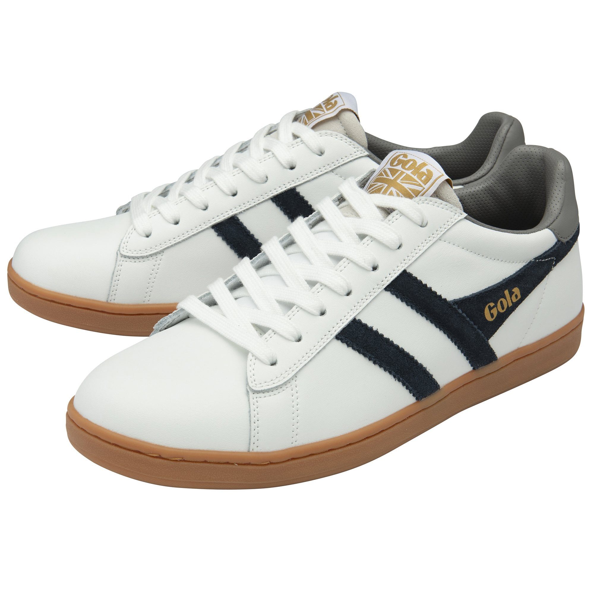 Equipe II Leder 2025 weiss/navyblau/zementgrau Herren Sneaker