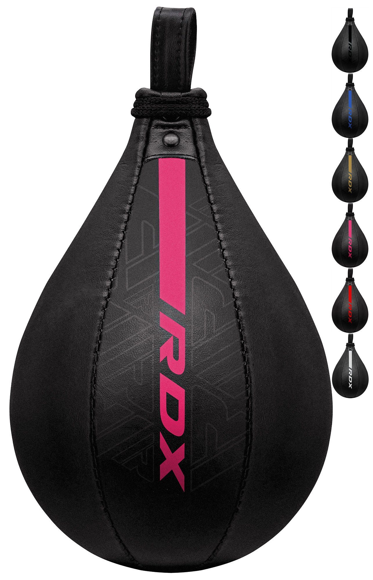 RDX Sports Doppelendball RDX MayaHide Leder Boxen SpeedBall Doppelendball PunchingBall SpeedBag Pink
