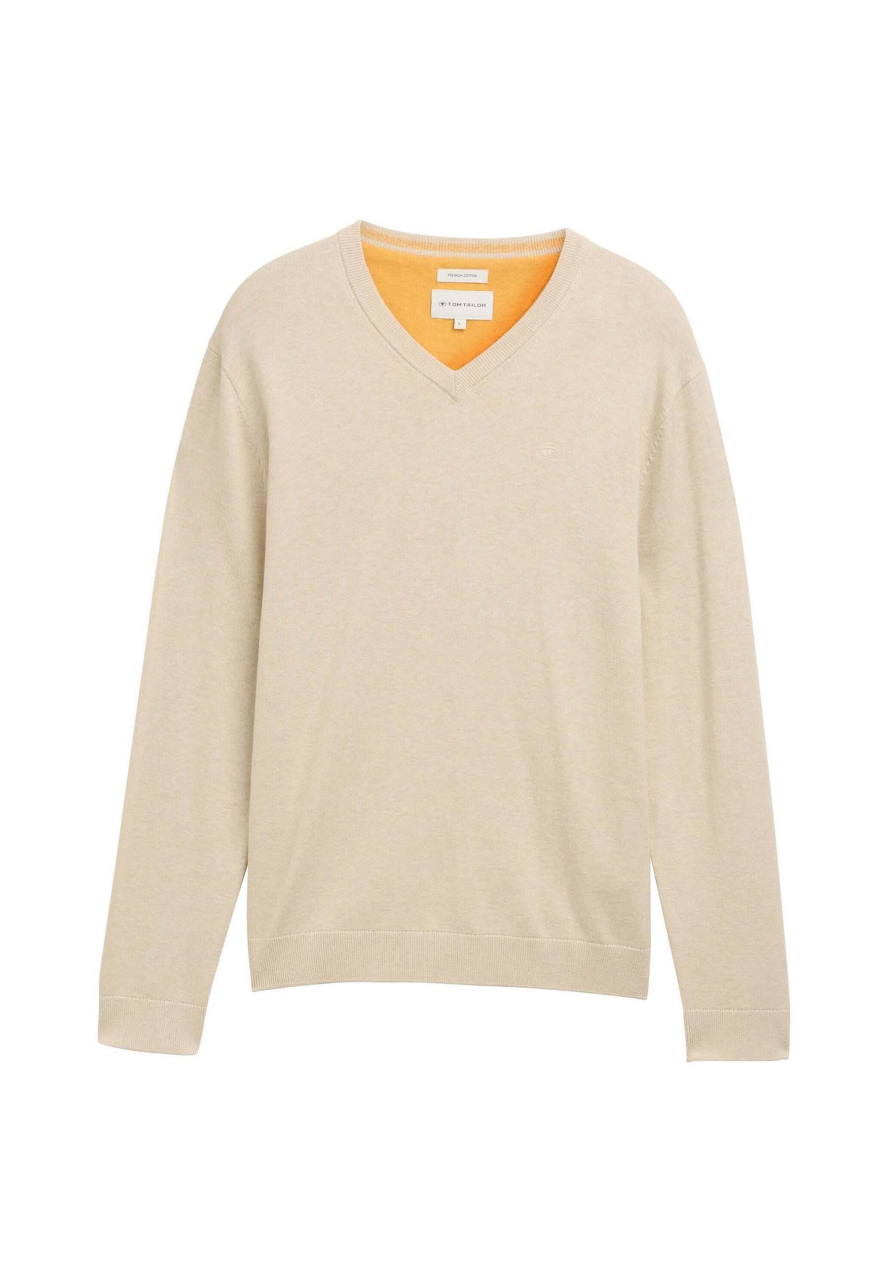 TOM TAILOR Strickpullover Pullover Strickpullover V-Neck günstig online kaufen