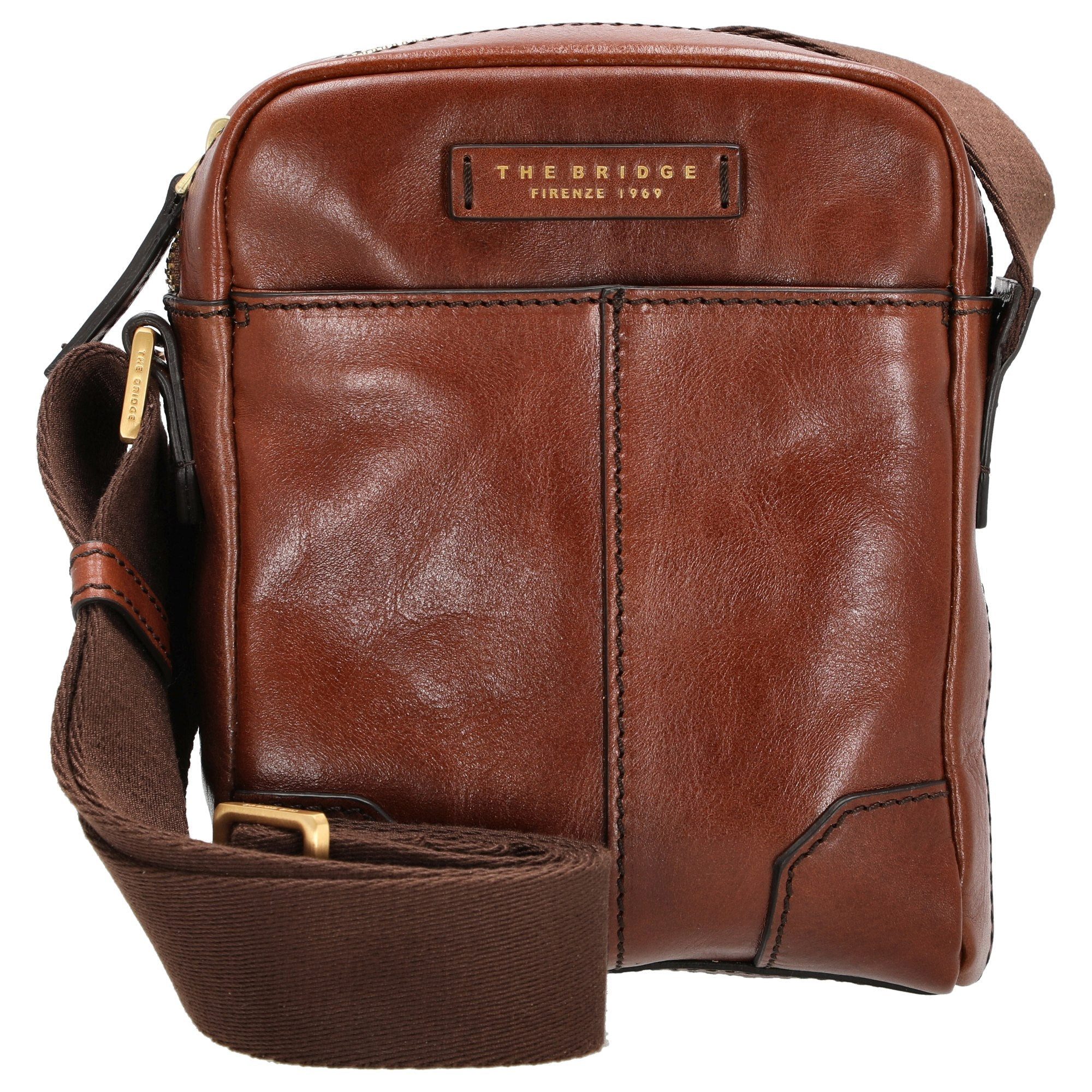 THE BRIDGE Umhängetasche Vespucci - Umhängetasche 22 cm (marrone)