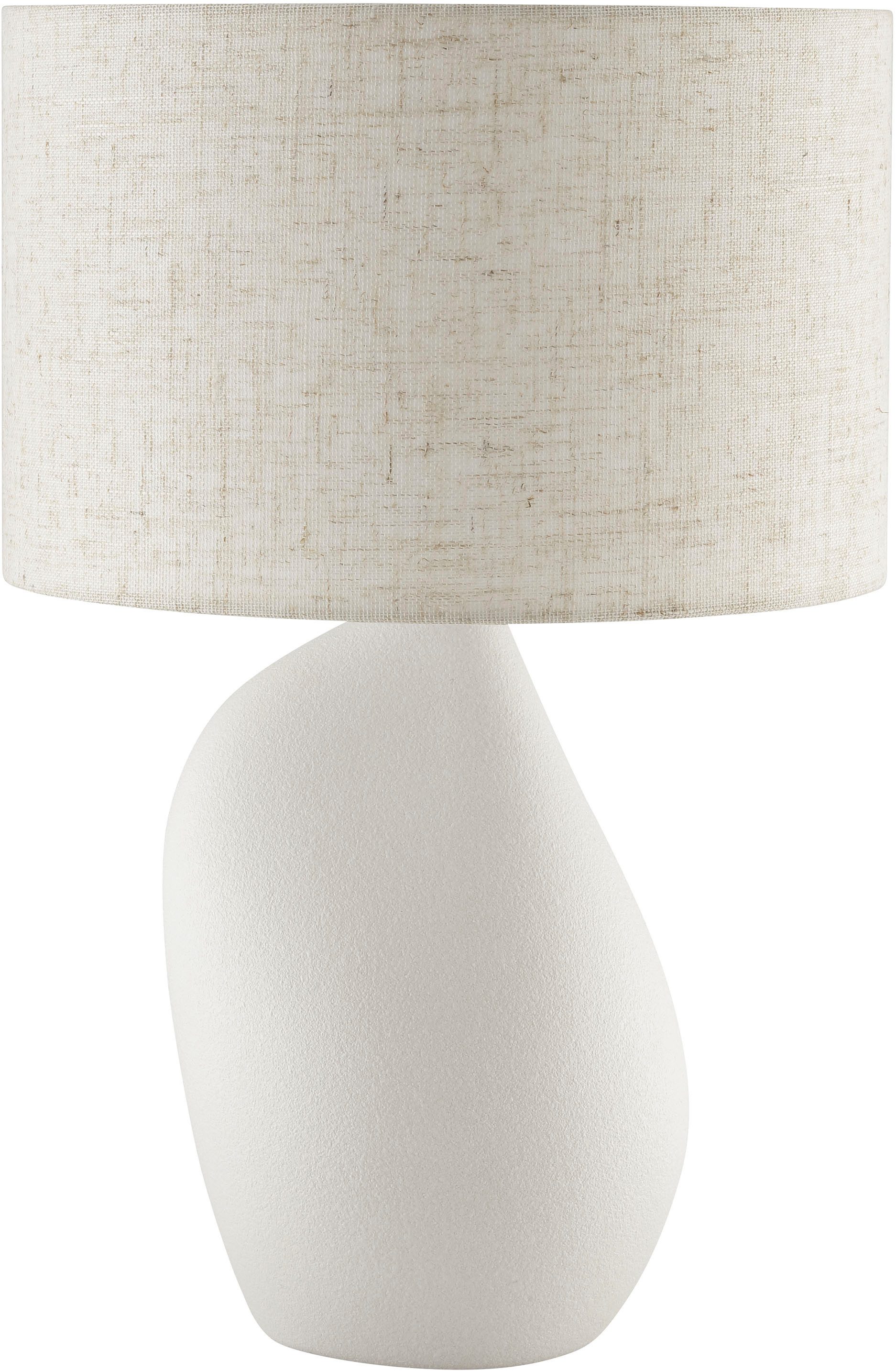 OTTO home Tischleuchte Nyllor, ohne Leuchtmittel, Keramikfuß organische For günstig online kaufen