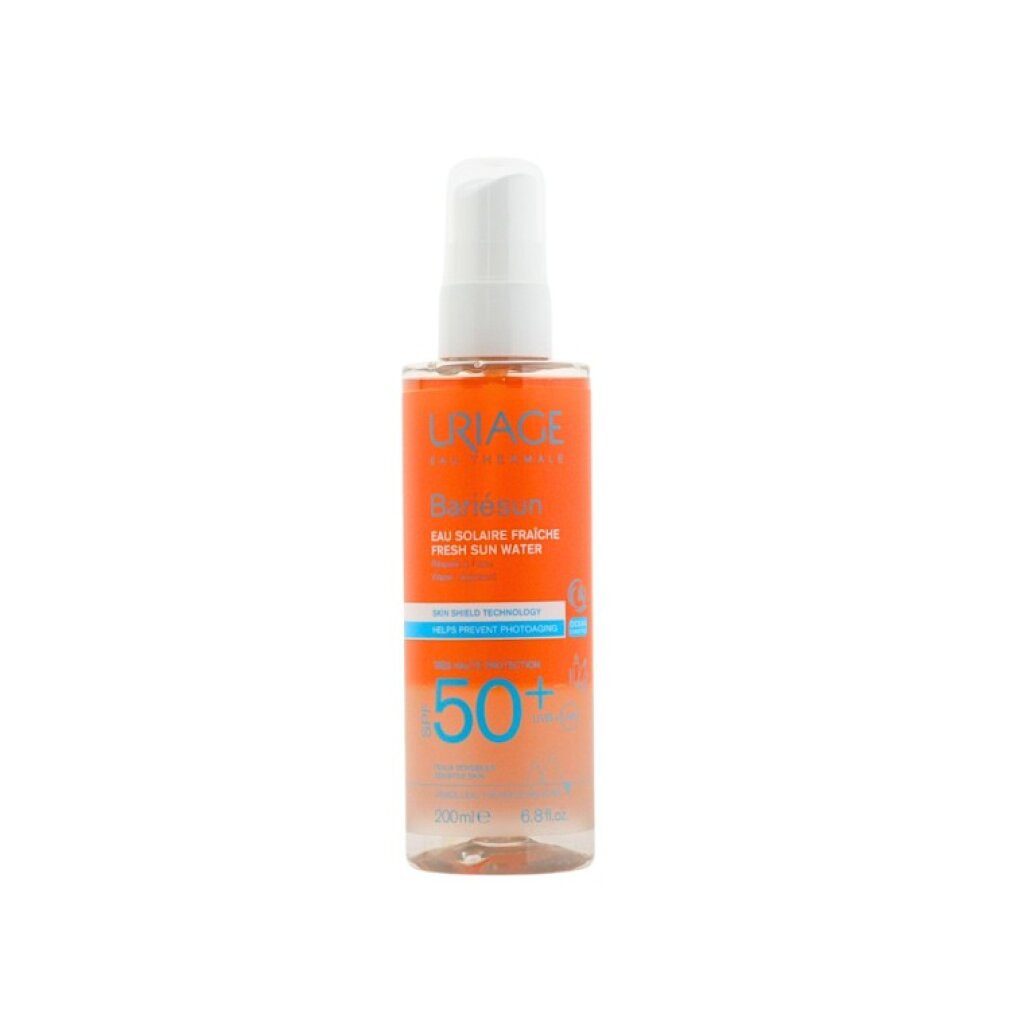Uriage Sonnenschutzcreme Sonnenschutzspray SPF 50+ Bariesun (Frisches Sonnenwasser) 200 ml
