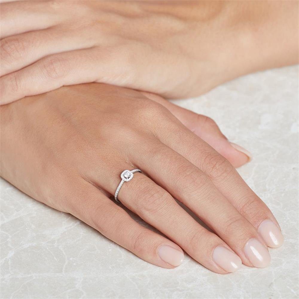 Unique Verlobungsring Diamantring 14K We...