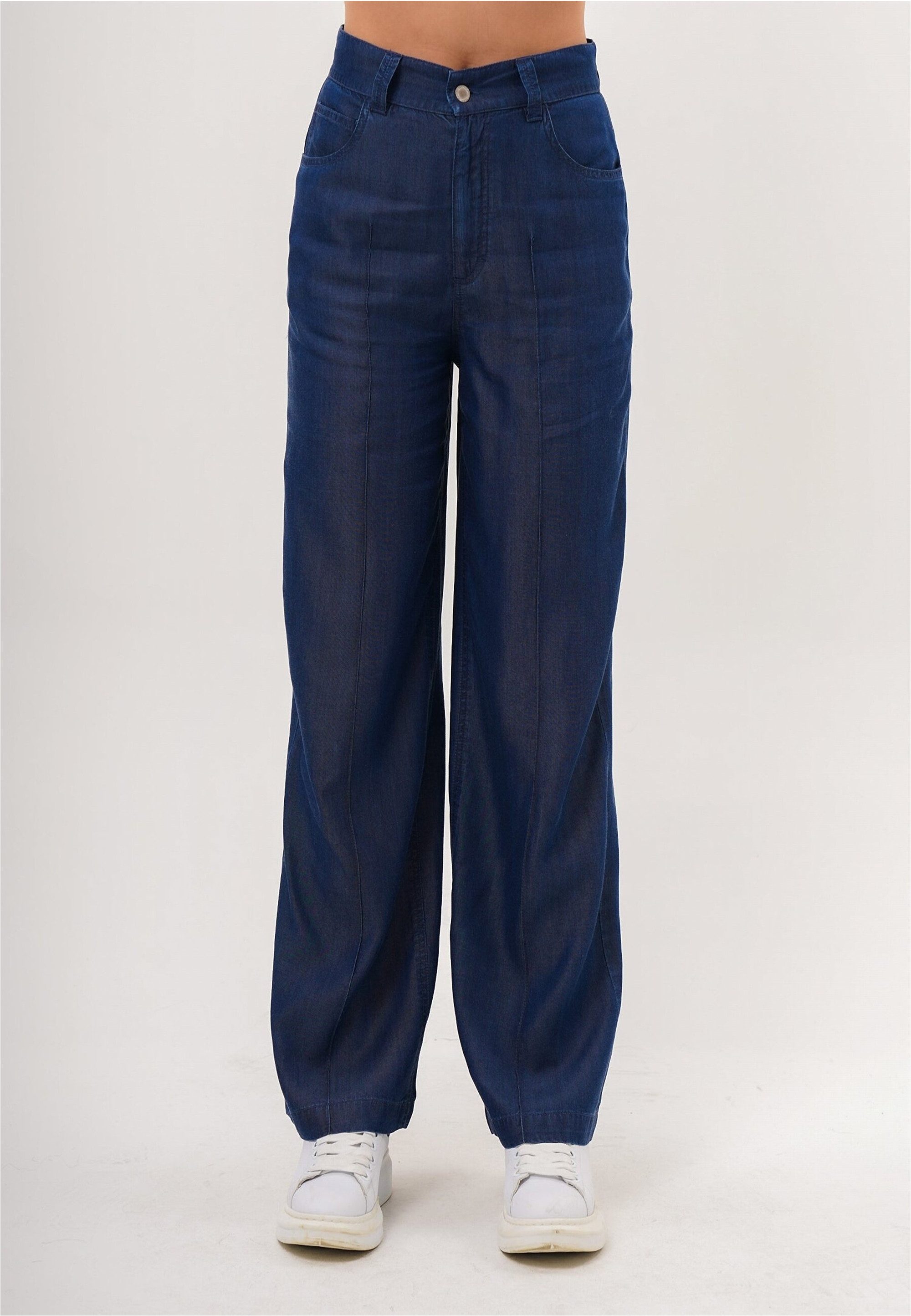 freshlions Stoffhose Giona (1-tlg) mit angesagter Jeans-Optik