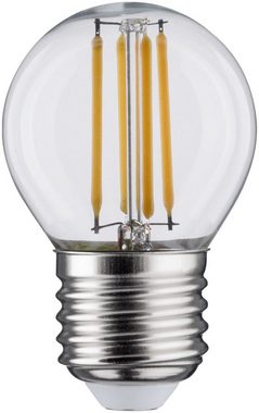 Paulmann LED-Filament 5er Pack 5W Tropfen E27 2700K klar, E27, 5 St., Warmweiß