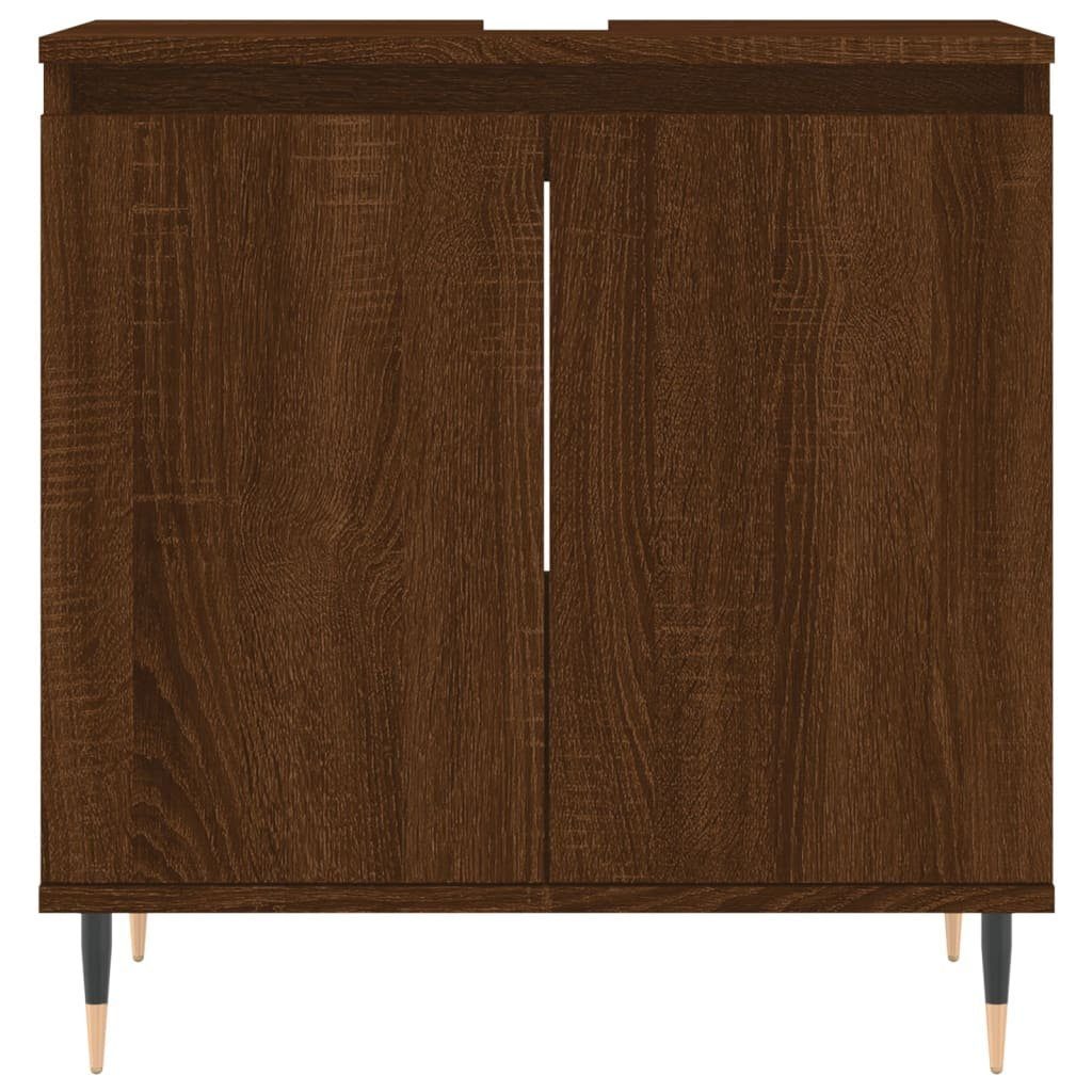 vidaXL Badezimmerspiegelschrank Eichen-Optik Eiche Holzwerkstoff Braune Braun (1-St) 58x33x60 Badschrank cm