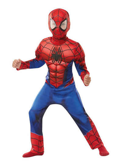 Metamorph Kostüm Marvel Spider-Man, Hochwertigeres Superhelden-Kostüm mit gepolsterten Muskelpartien