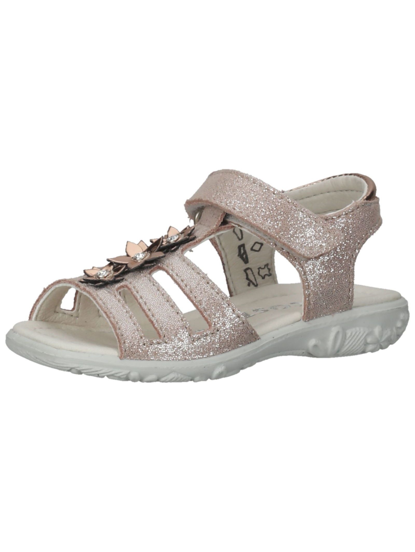 Sandalen Leder/Textil . Riemchensandale