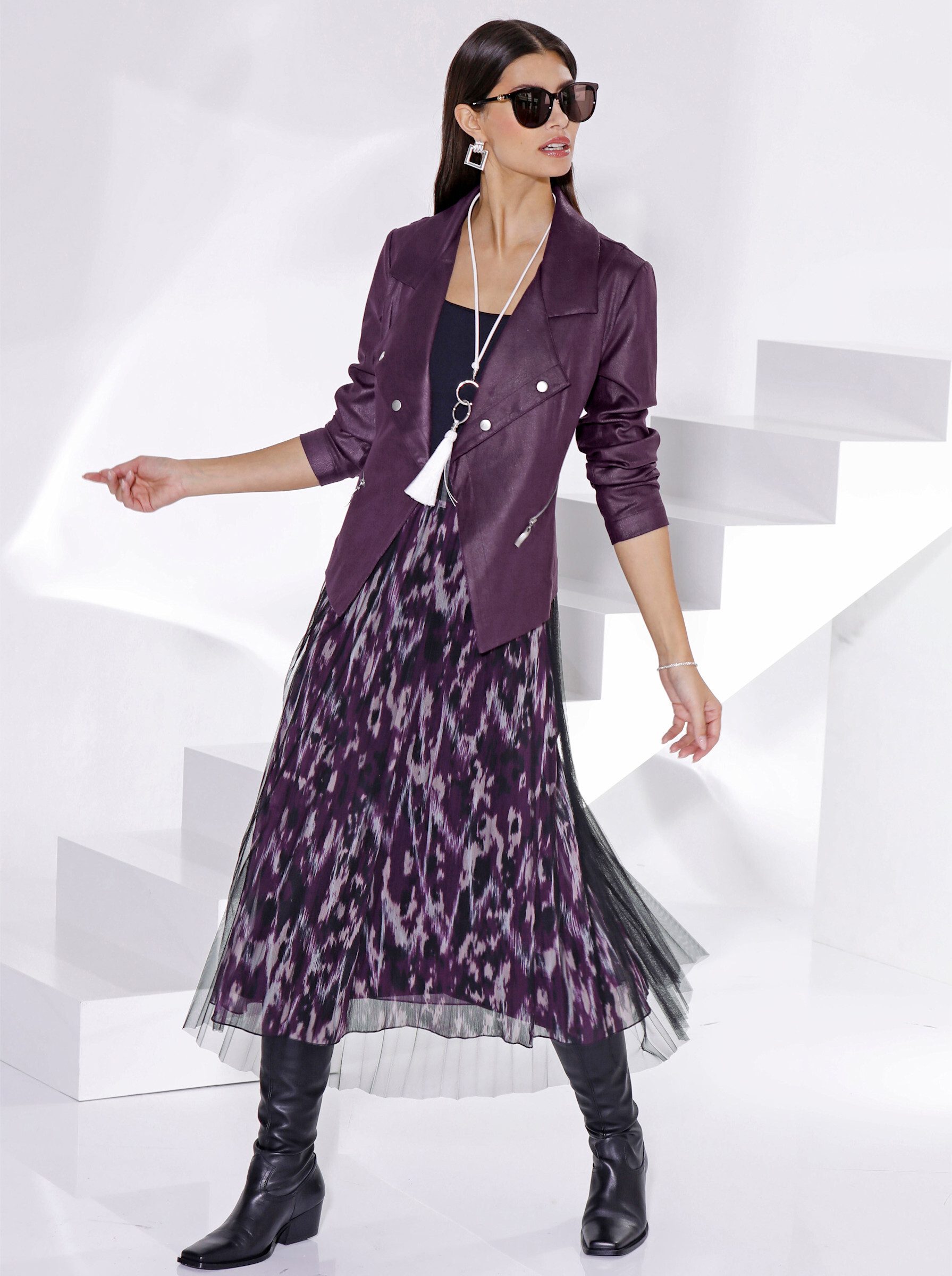 creation L A-Linien-Rock Druck-Rock