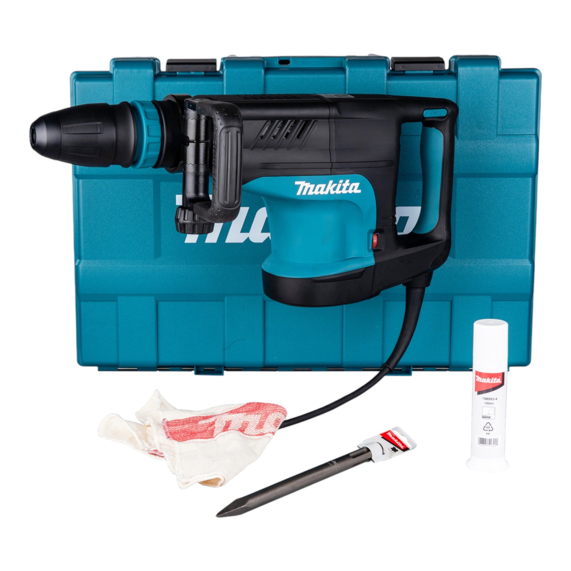Makita Abbruchhammer HM 1203 C/1 Abbruchhammer 1510 Watt 19,1 J SDS Max + Koffer