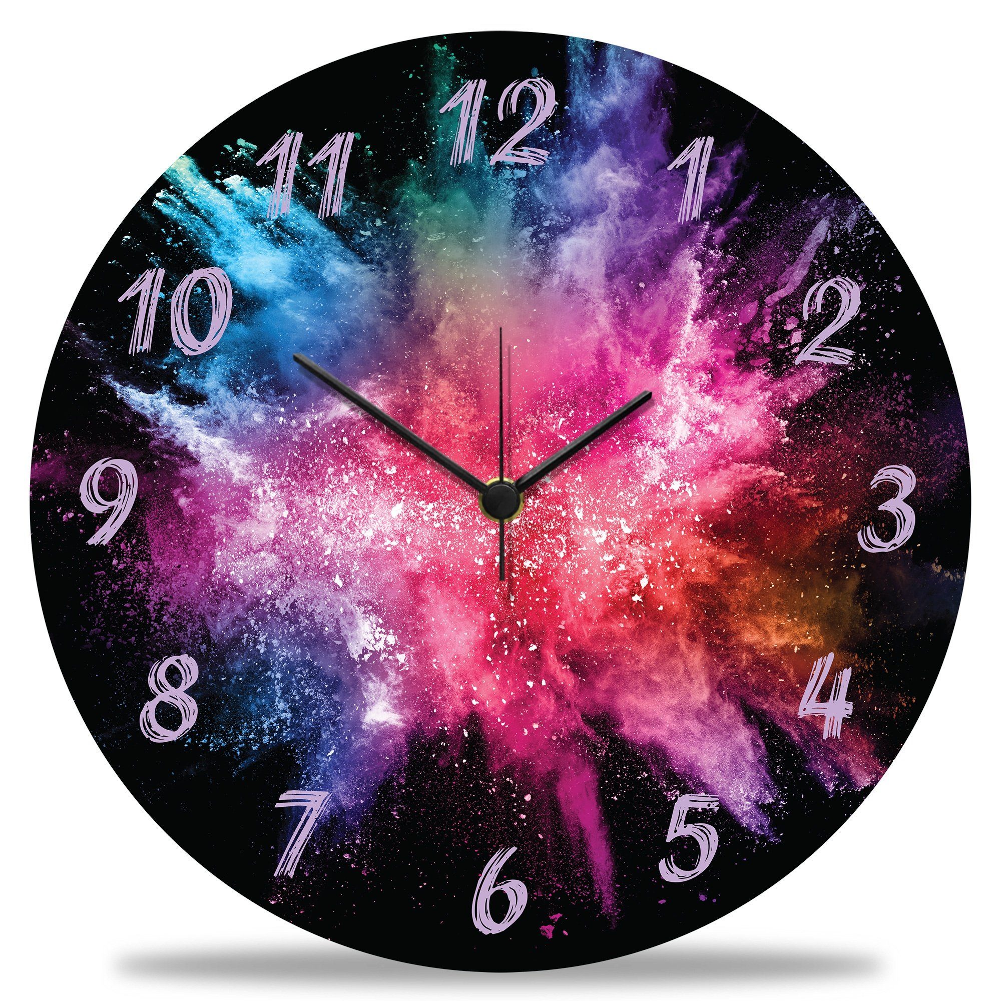 GRAVURZEILE Wanduhr GRAVURZEILE Wanduhr aus Holz plash Love 2.0 - Geräuscha günstig online kaufen