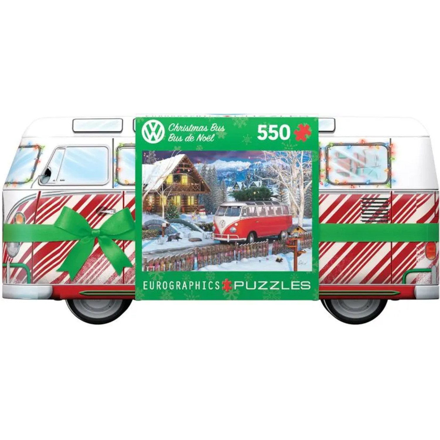 EUROGRAPHICS Puzzle VW Christmas Bus, 500 Puzzleteile günstig online kaufen